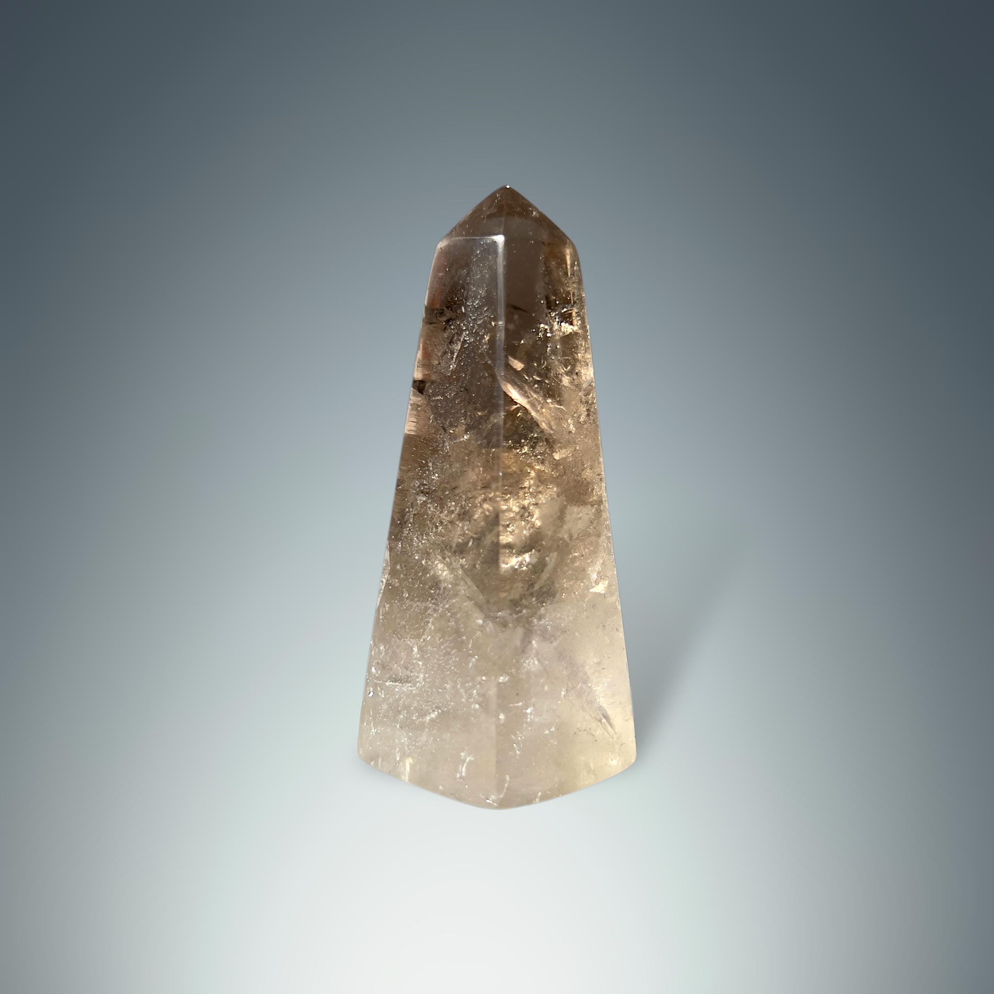 #piezas únicas_obelisco cuarzo ahumado 1