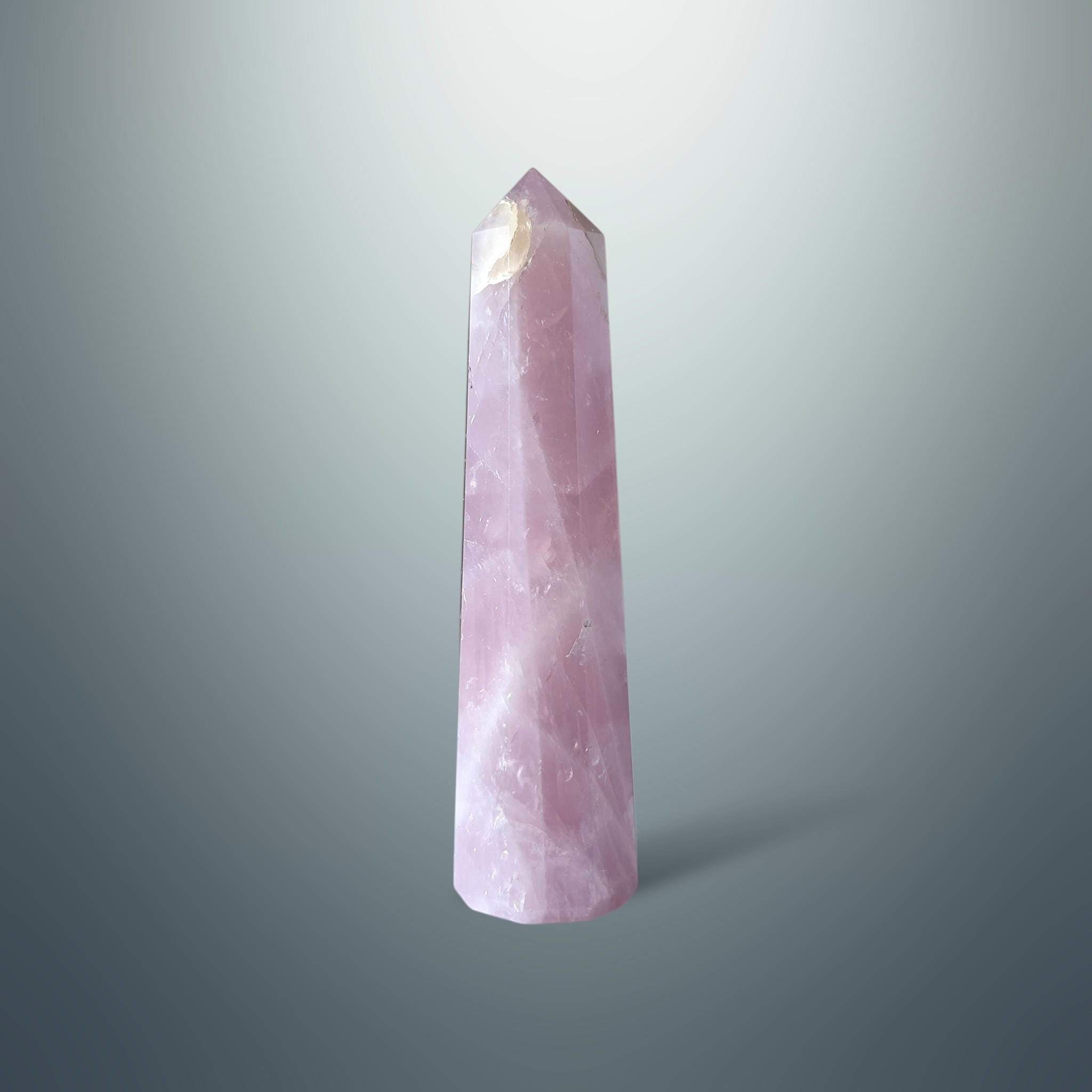 #piezas únicas_torre hexagonal cuarzo rosa 1