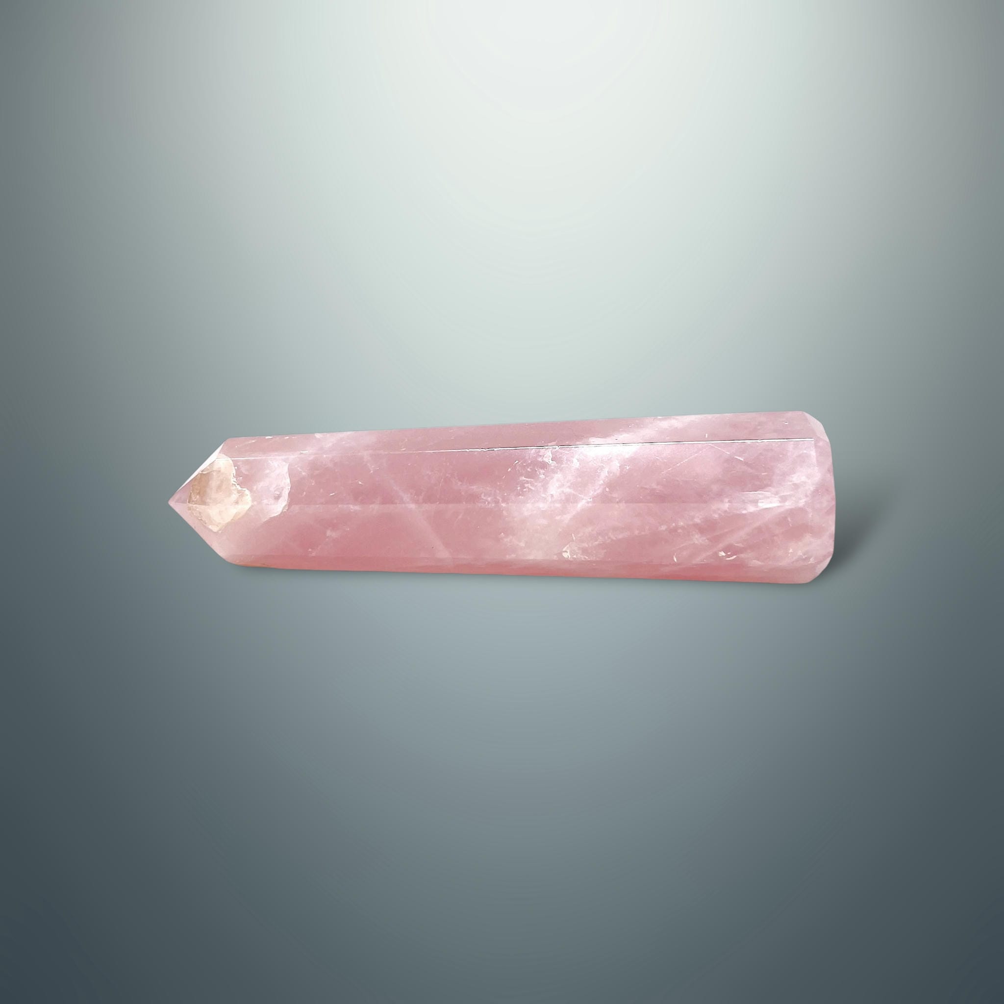 #piezas únicas_torre hexagonal cuarzo rosa 1