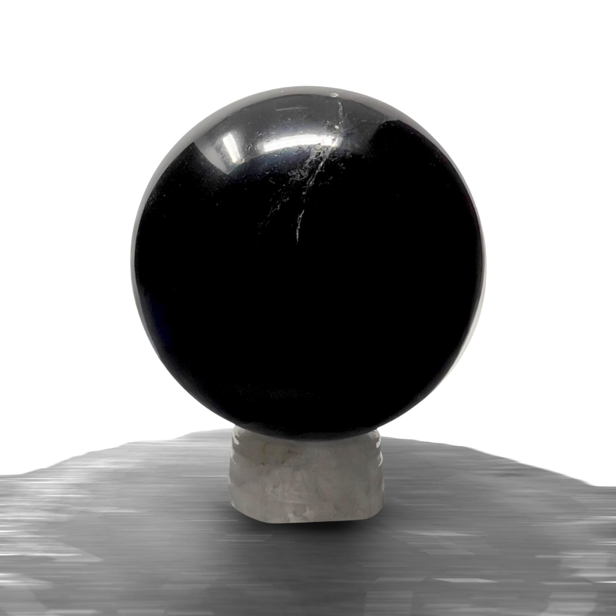 #piezas únicas_esfera turmalina negra - de 6 cm a 7 cm