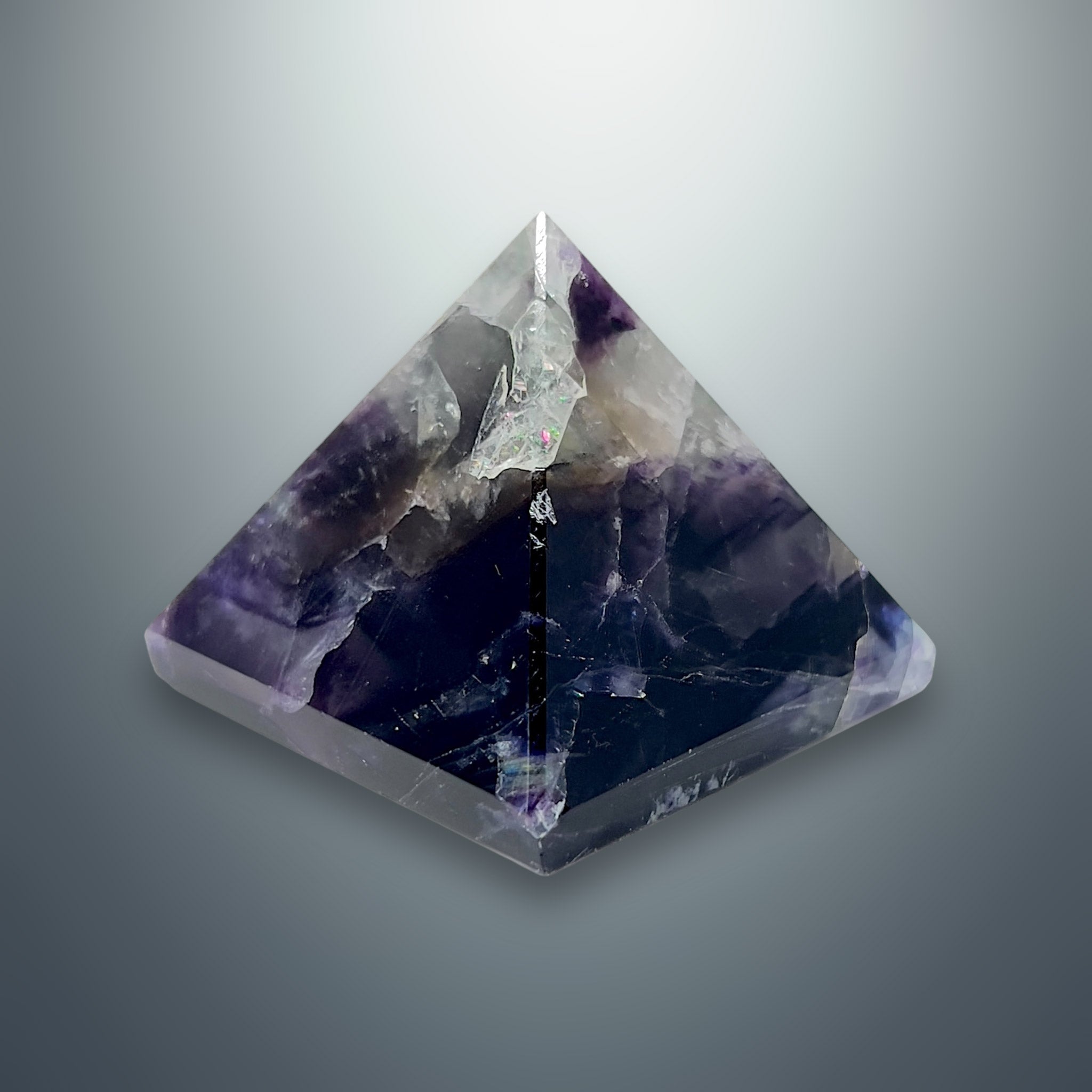 #piezas únicas_pirámide fluorita multicolor 1