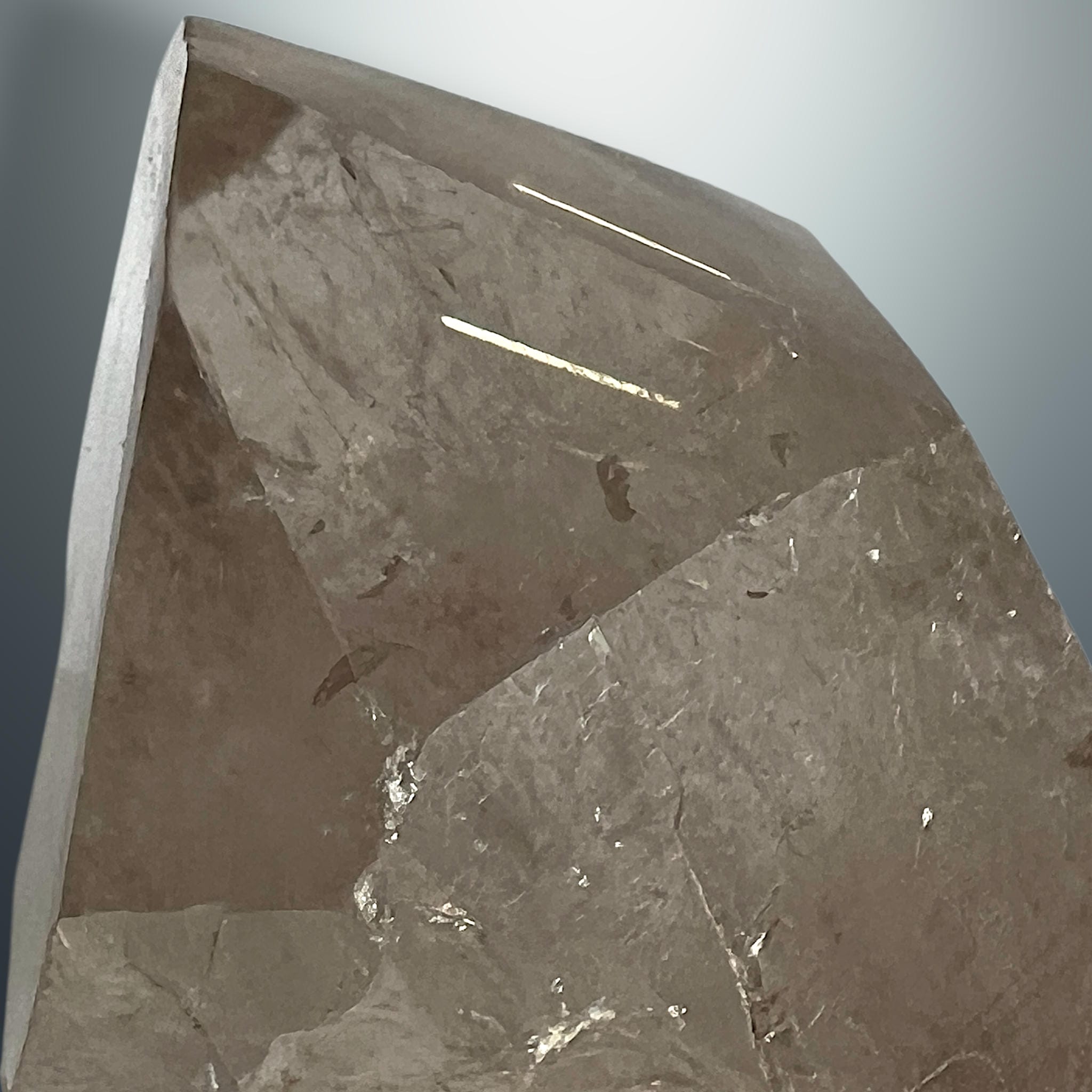 #piezas únicas_punta cuarzo ahumado con rutilo 1