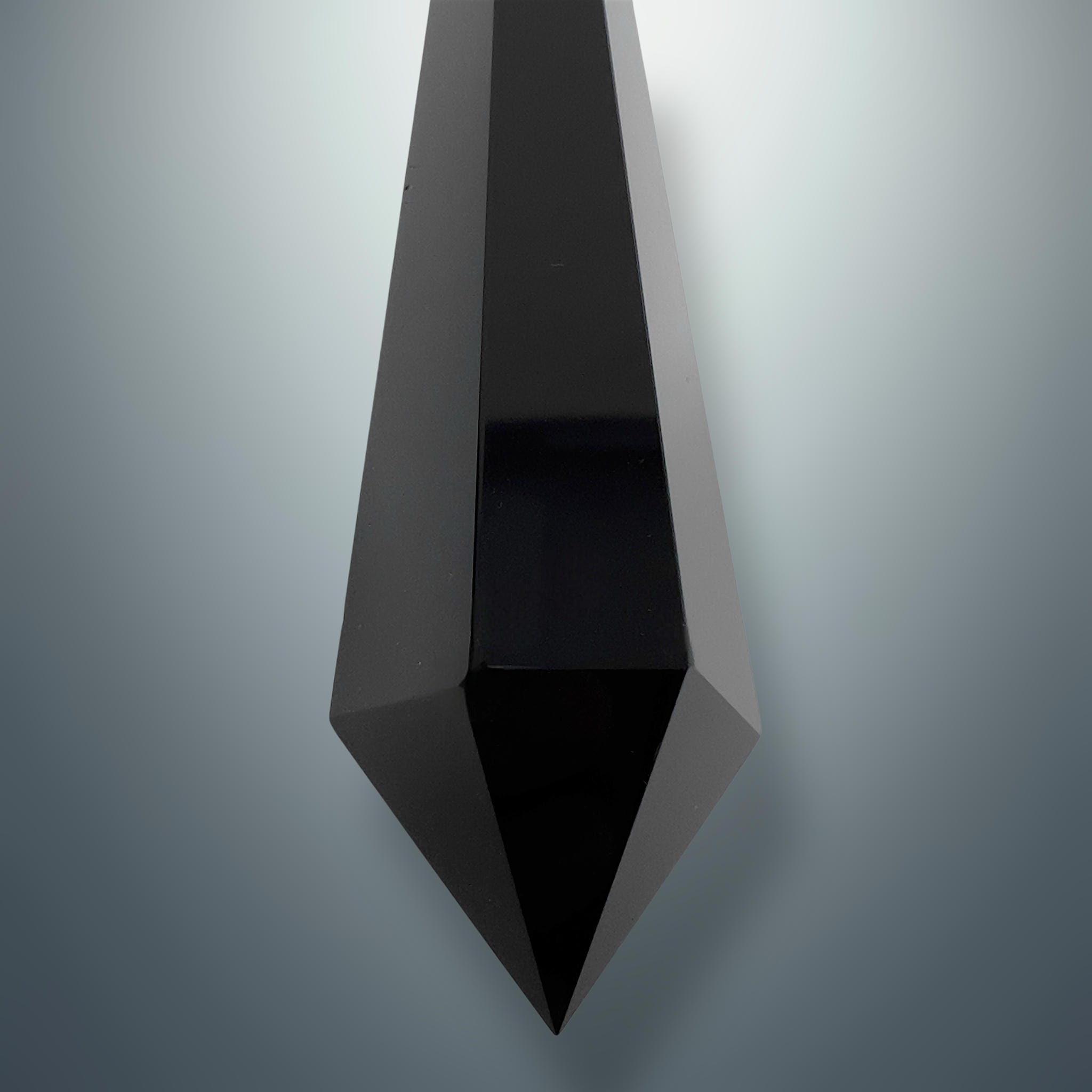 Obsidiana Negra en Varita - con Soporte