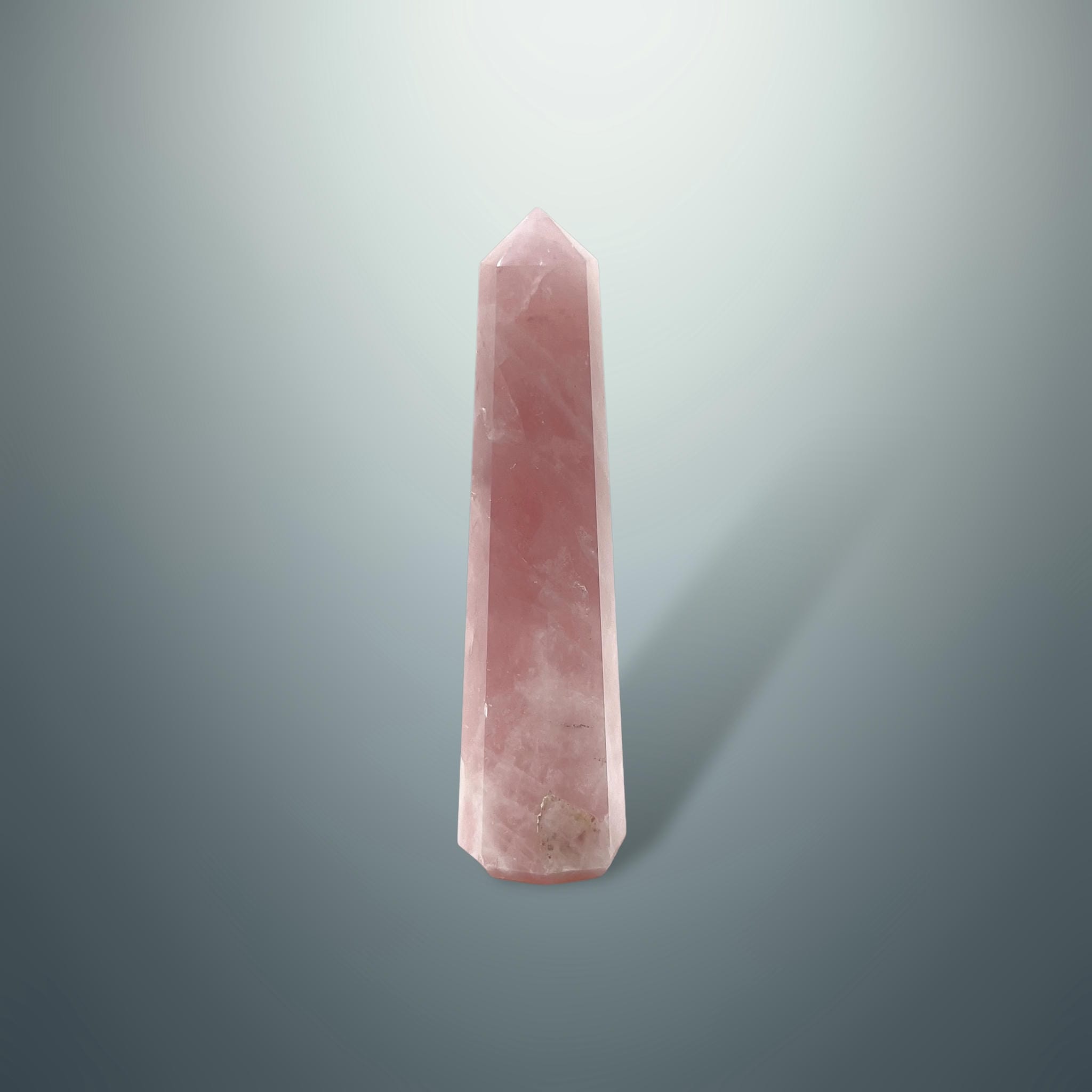 #piezas únicas_torre hexagonal cuarzo rosa 10