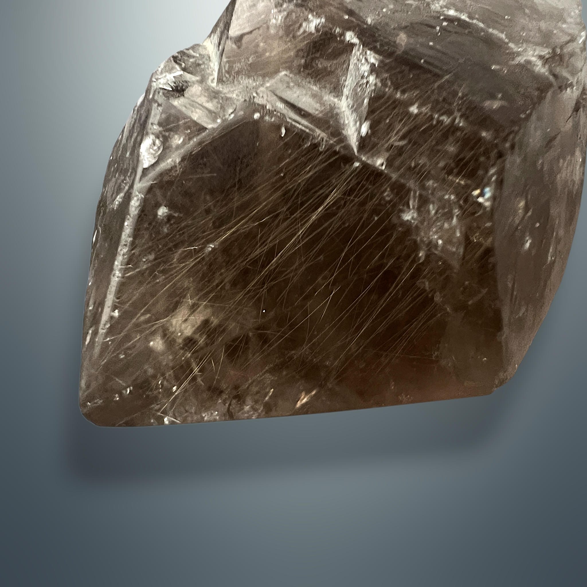 #piezas únicas_punta cuarzo ahumado con rutilo 10