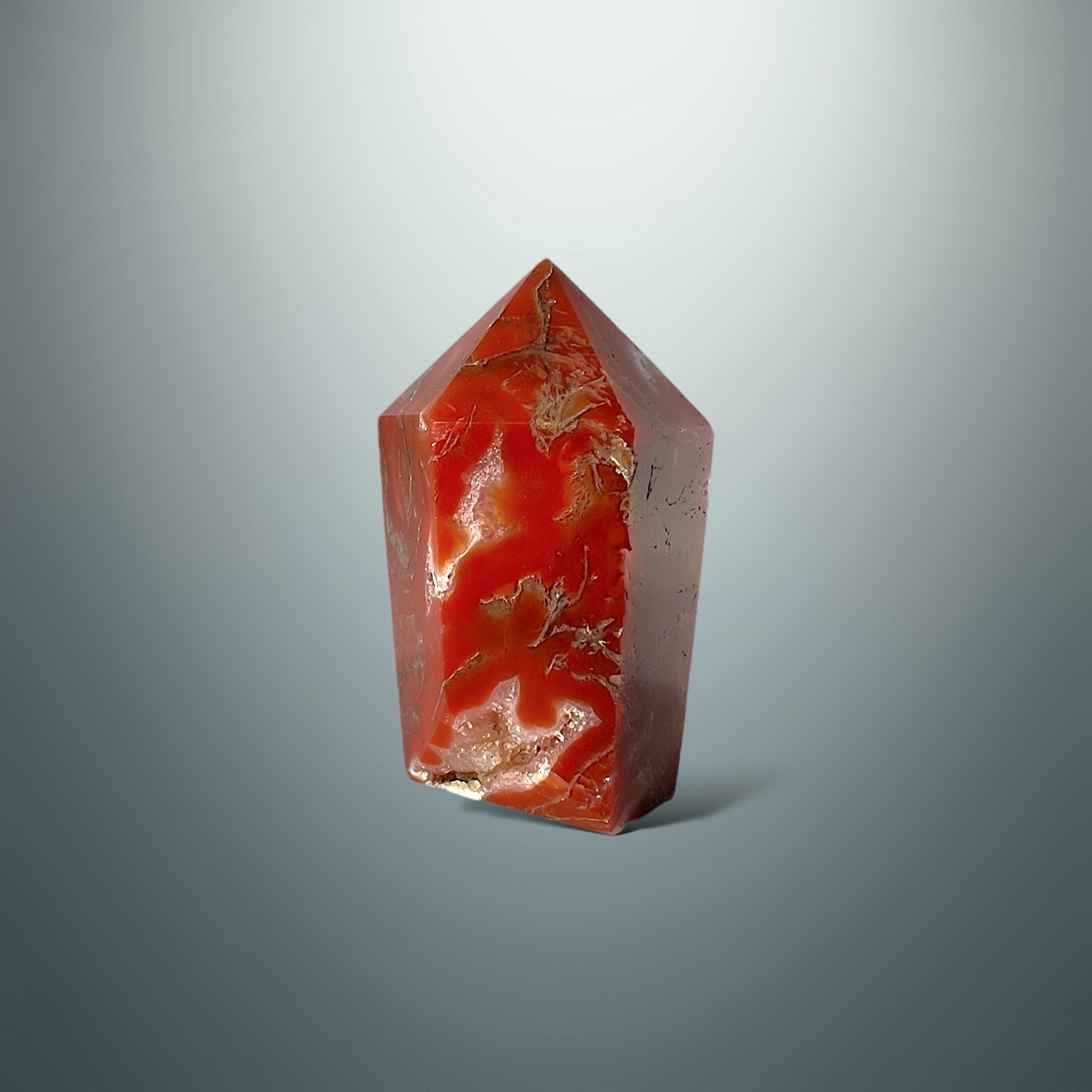 #piezas únicas_punta ágata musgo roja 11