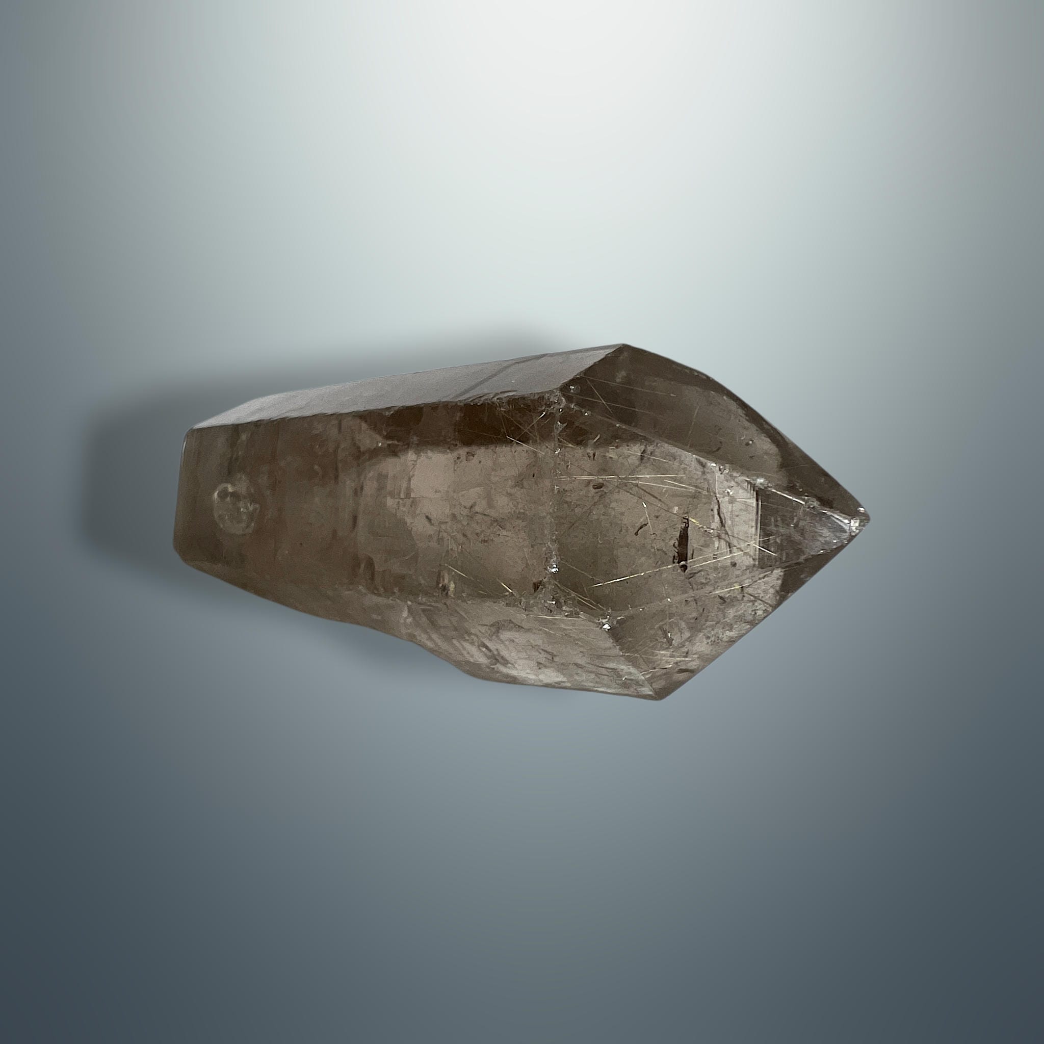 #piezas únicas_punta cuarzo ahumado con rutilo 11