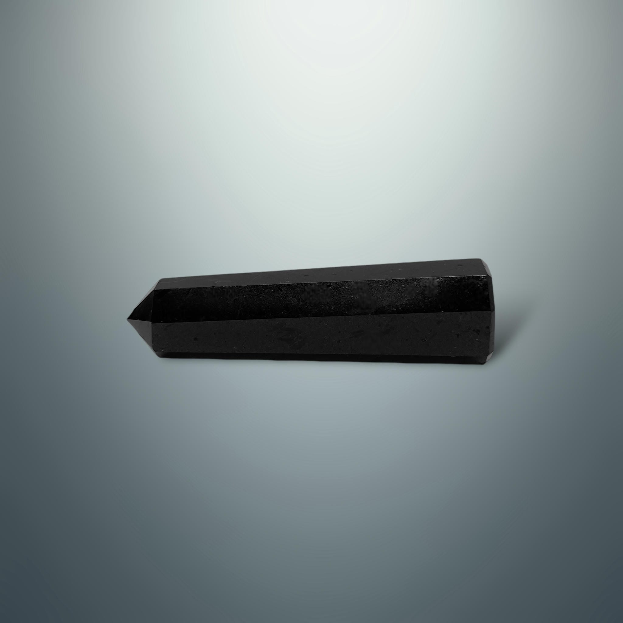 #piezas únicas_torre hexagonal turmalina negra 12