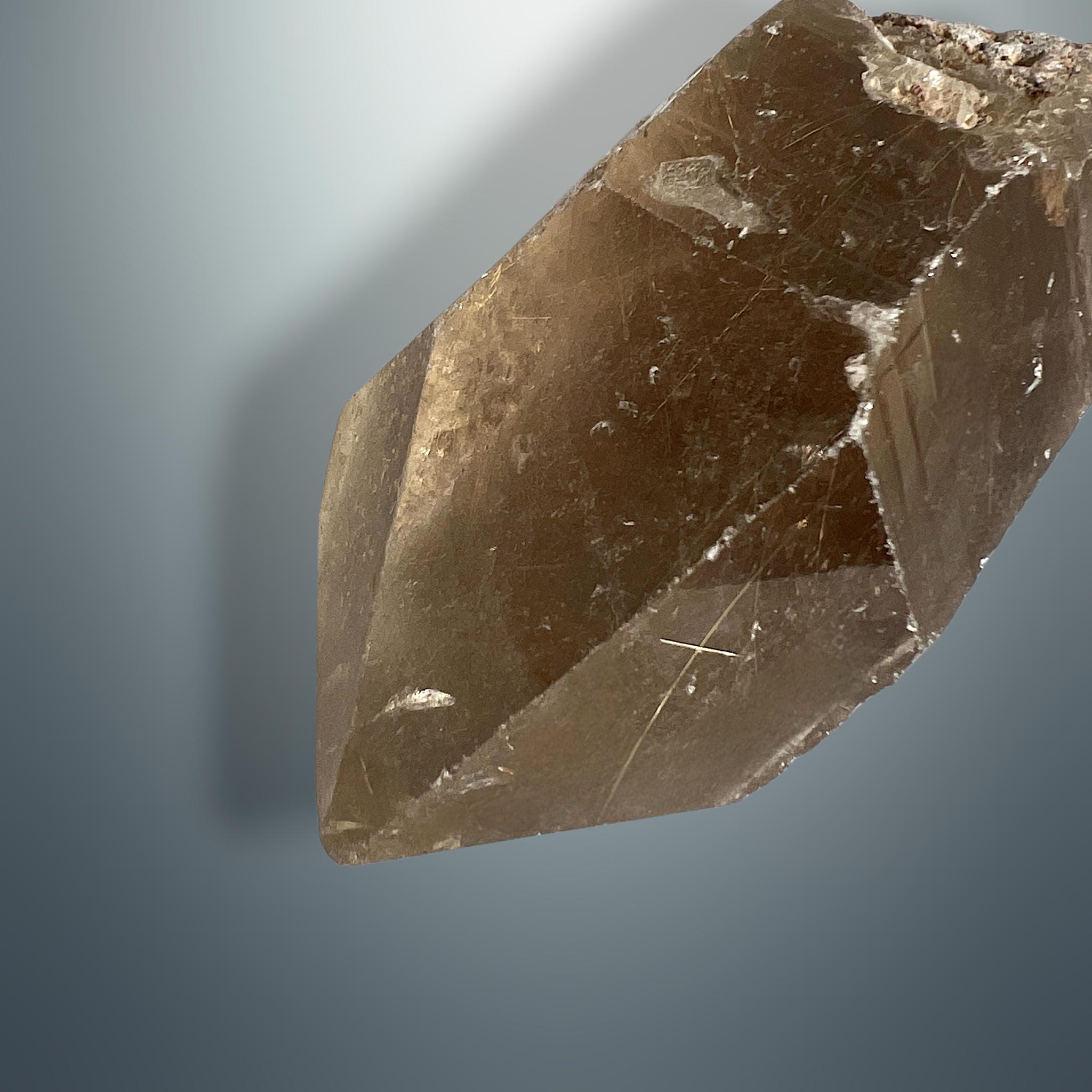 #piezas únicas_punta cuarzo ahumado con rutilo 12