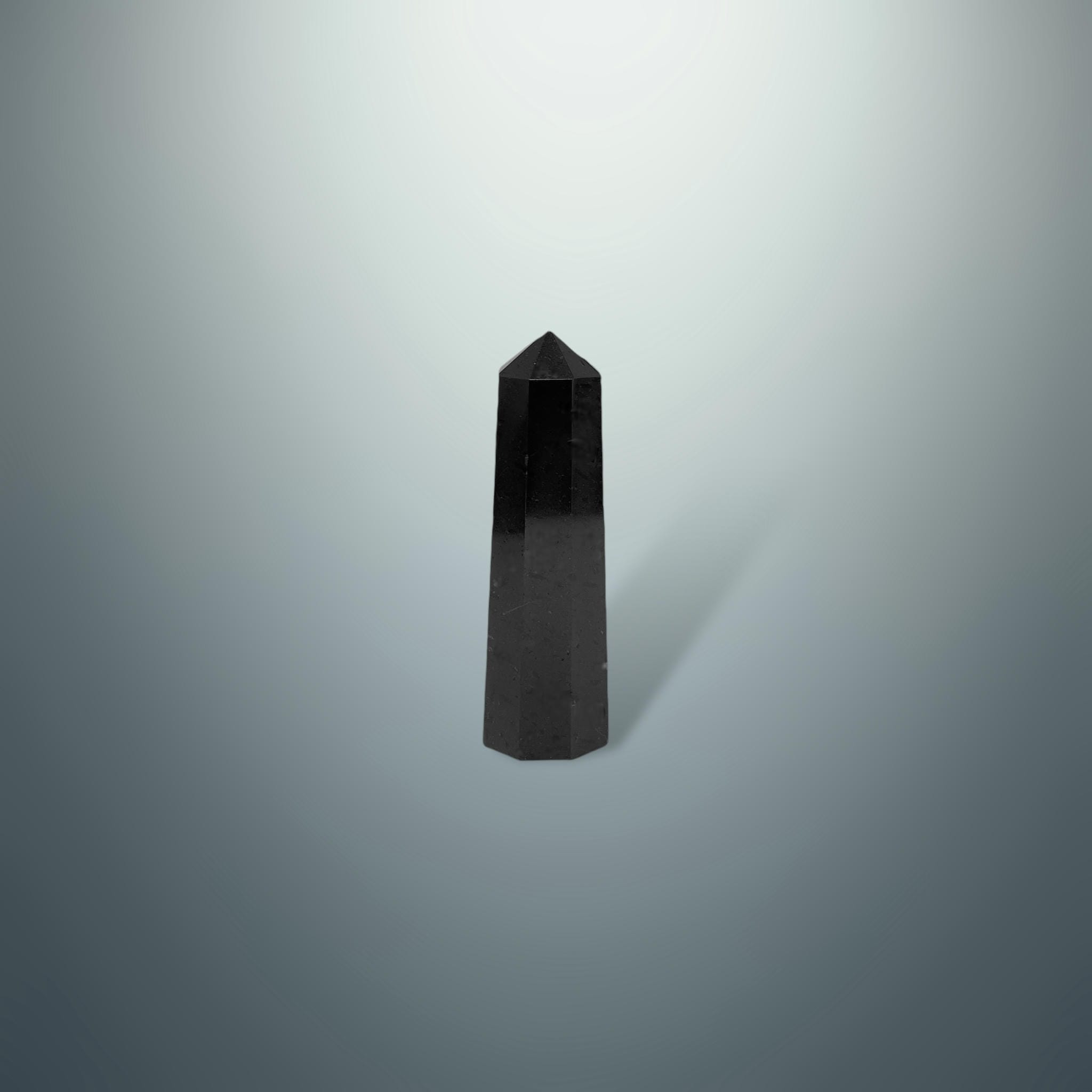 #piezas únicas_torre hexagonal turmalina negra 13