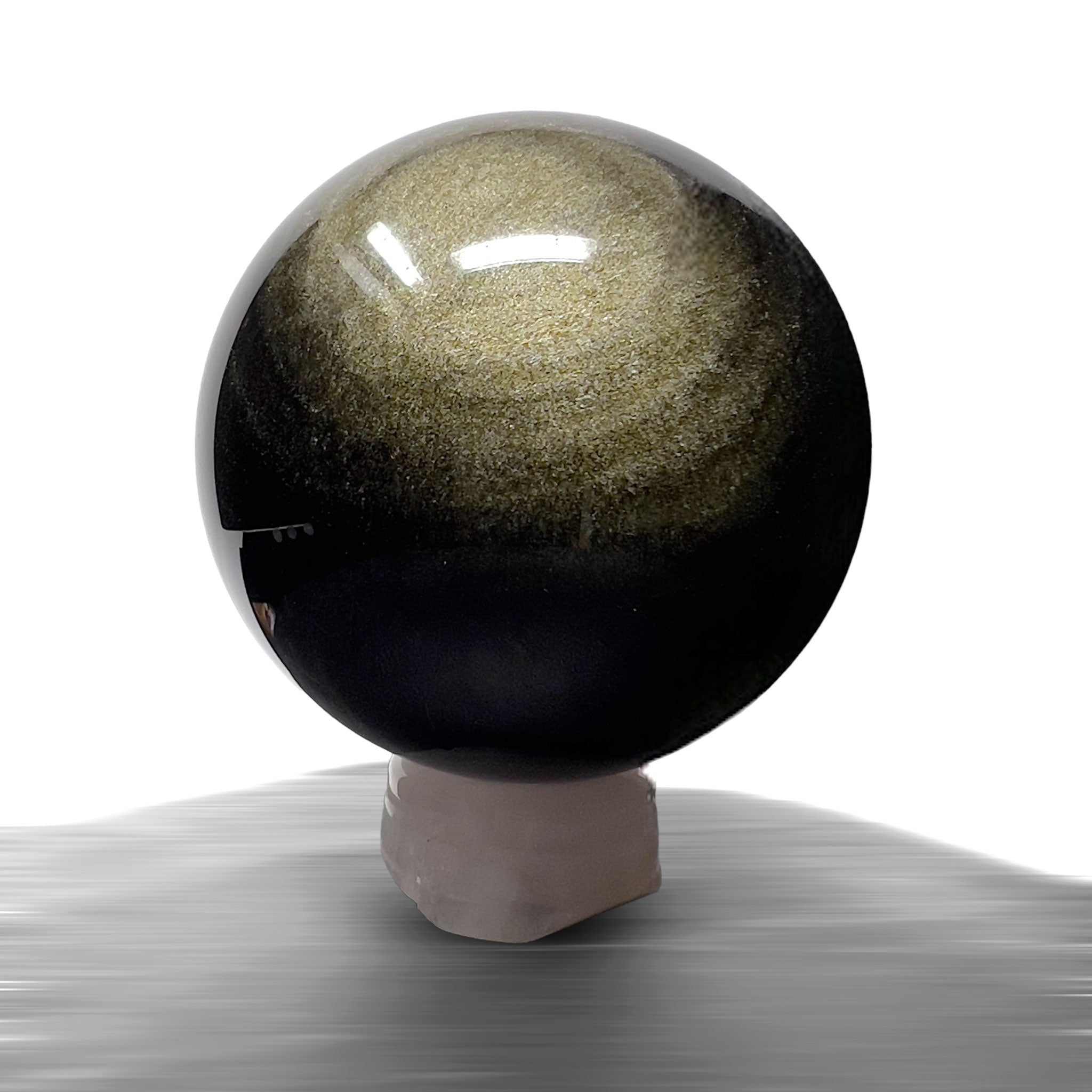 Obsidiana Oro en Esfera