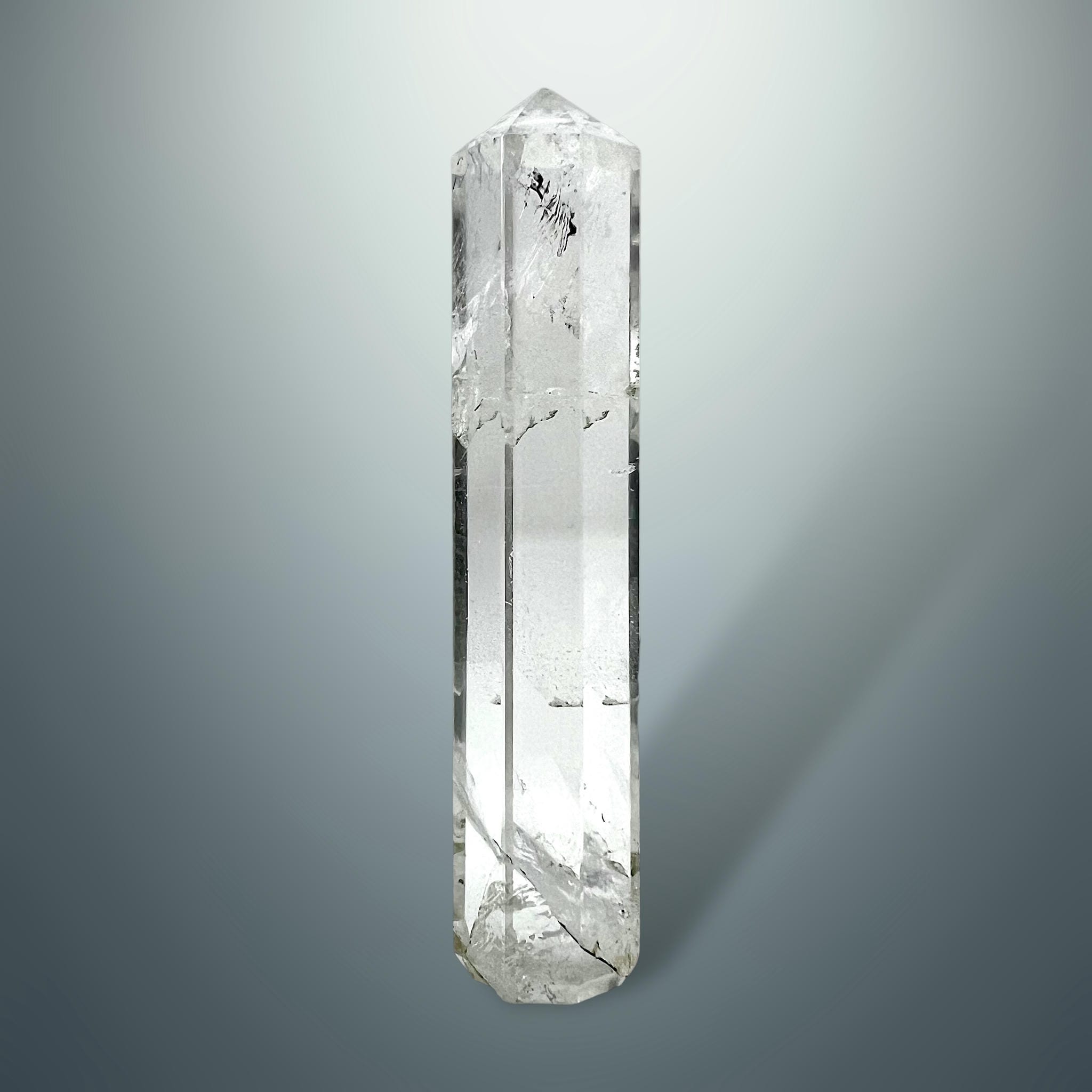 #piezas únicas_torre hexagonal cuarzo blanco 2