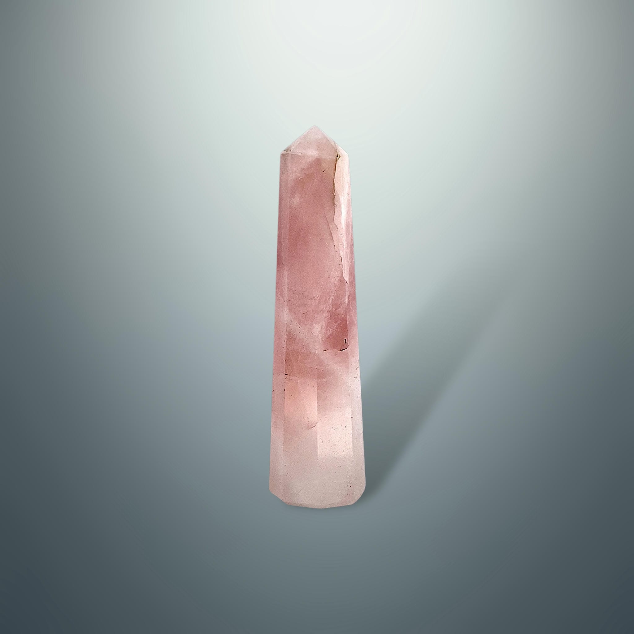 #piezas únicas_torre hexagonal cuarzo rosa 2