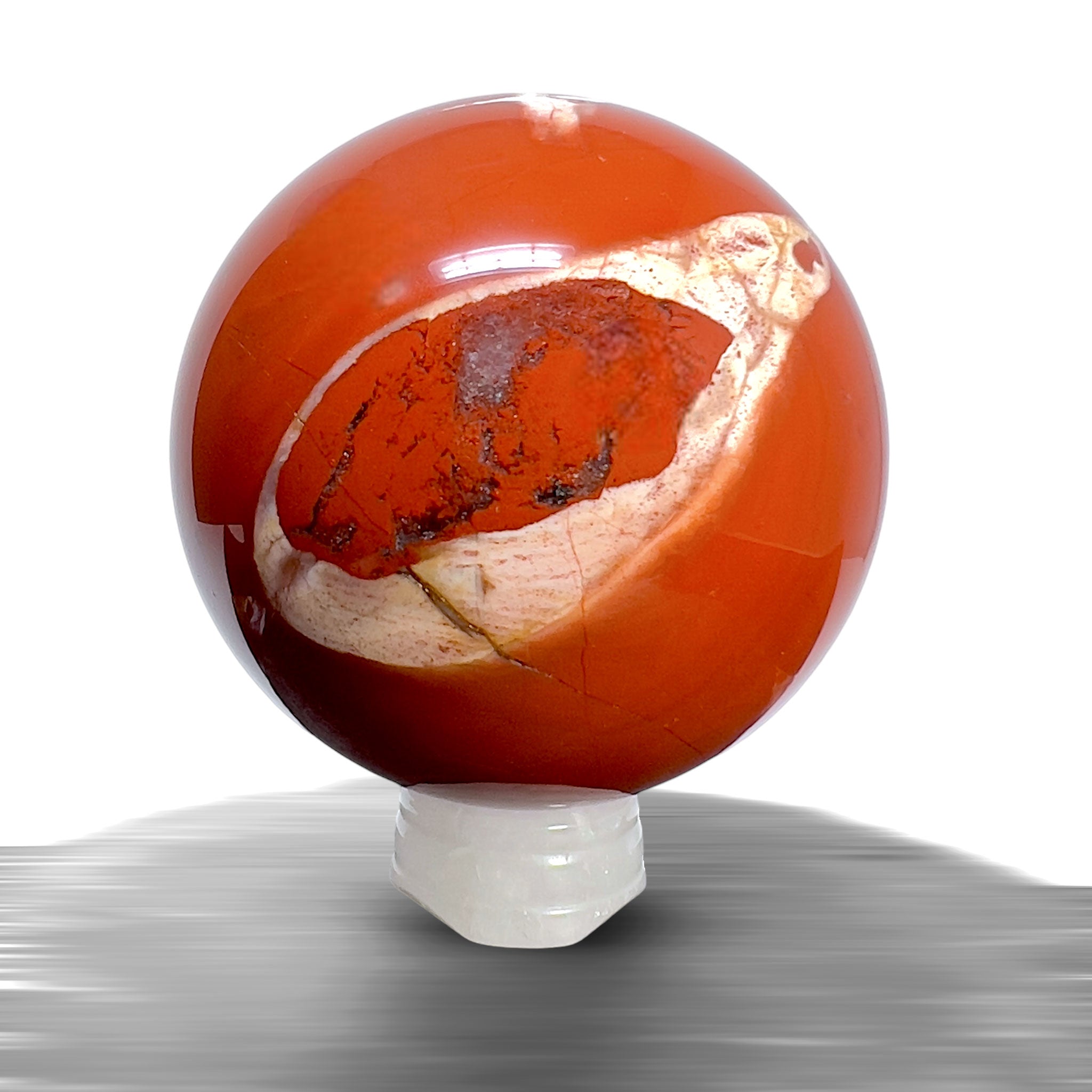 #piezas únicas_esfera jaspe rojo 2