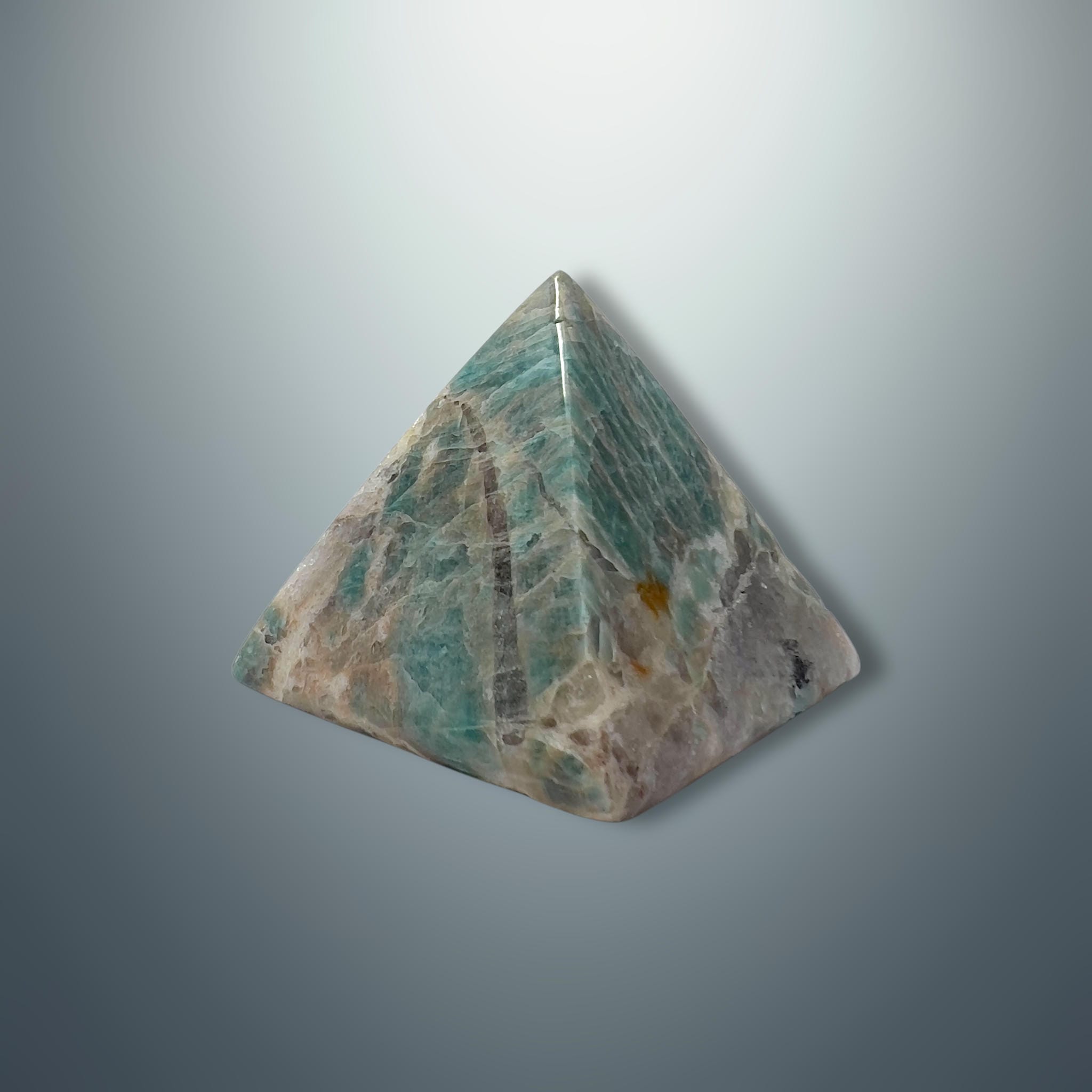#piezas únicas_pirámide amazonita 2