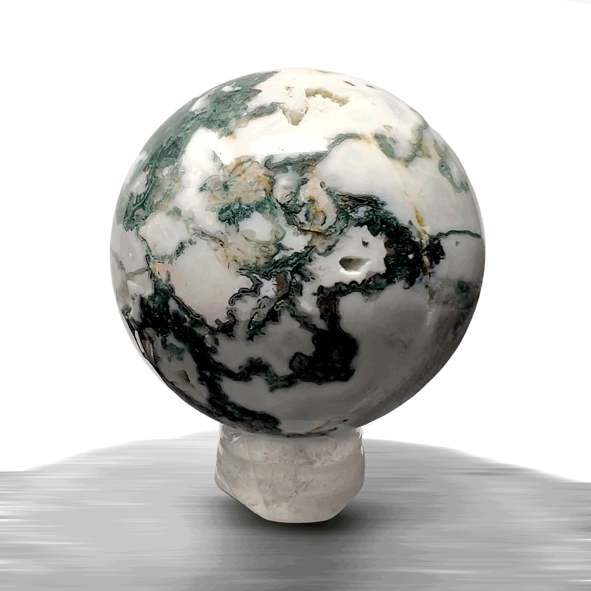 #piezas únicas_esfera ágata musgo 2