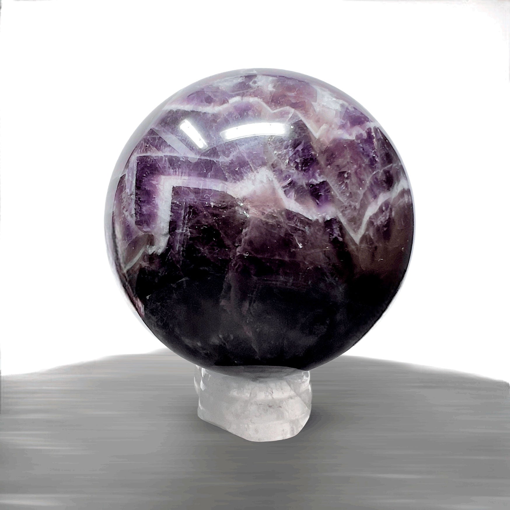 #piezas únicas_esfera amatista chevron 2