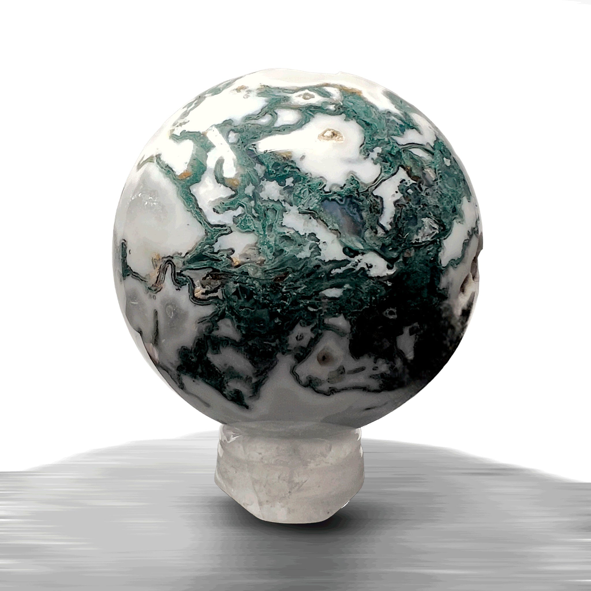 #piezas únicas_esfera ágata musgo 2