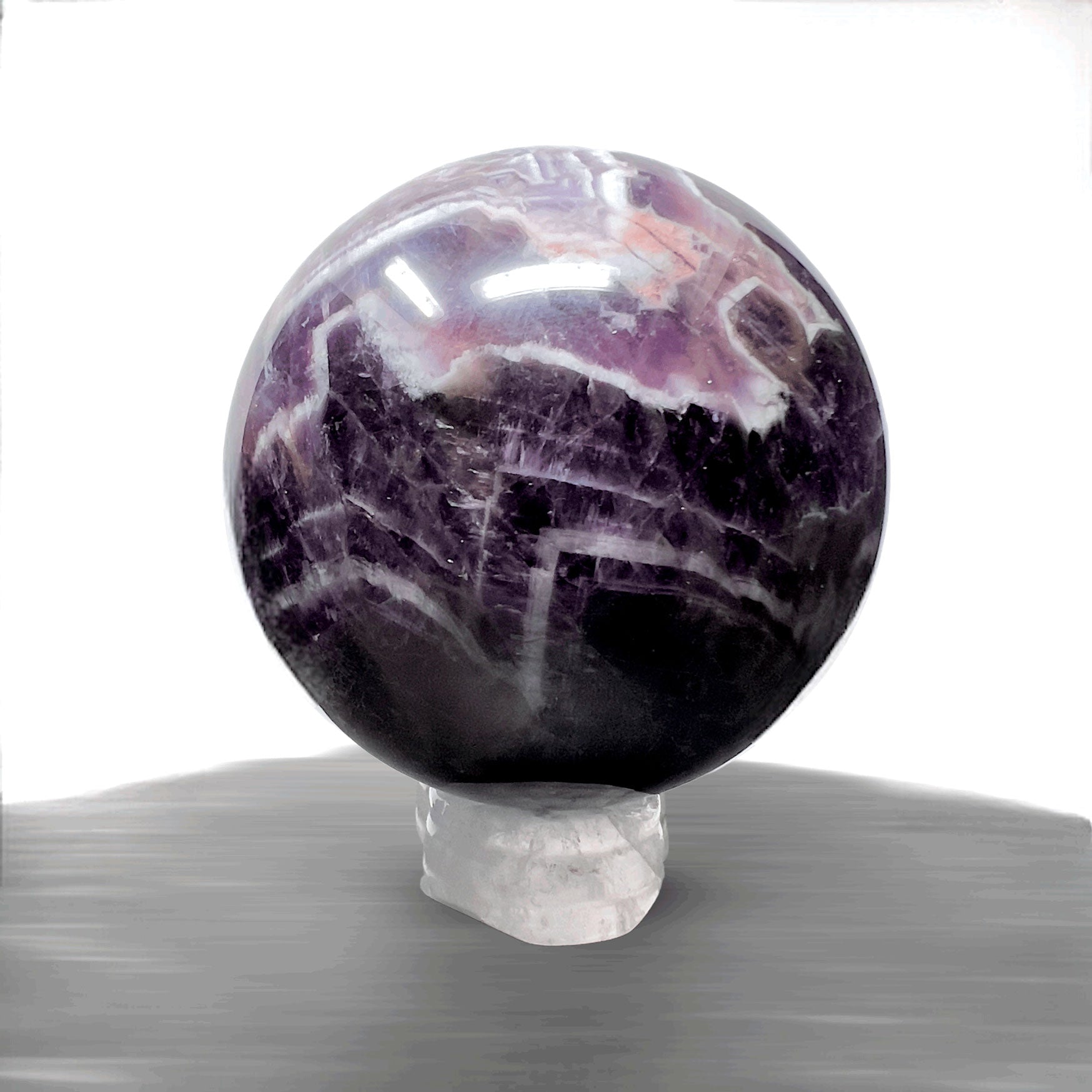 #piezas únicas_esfera amatista chevron 2