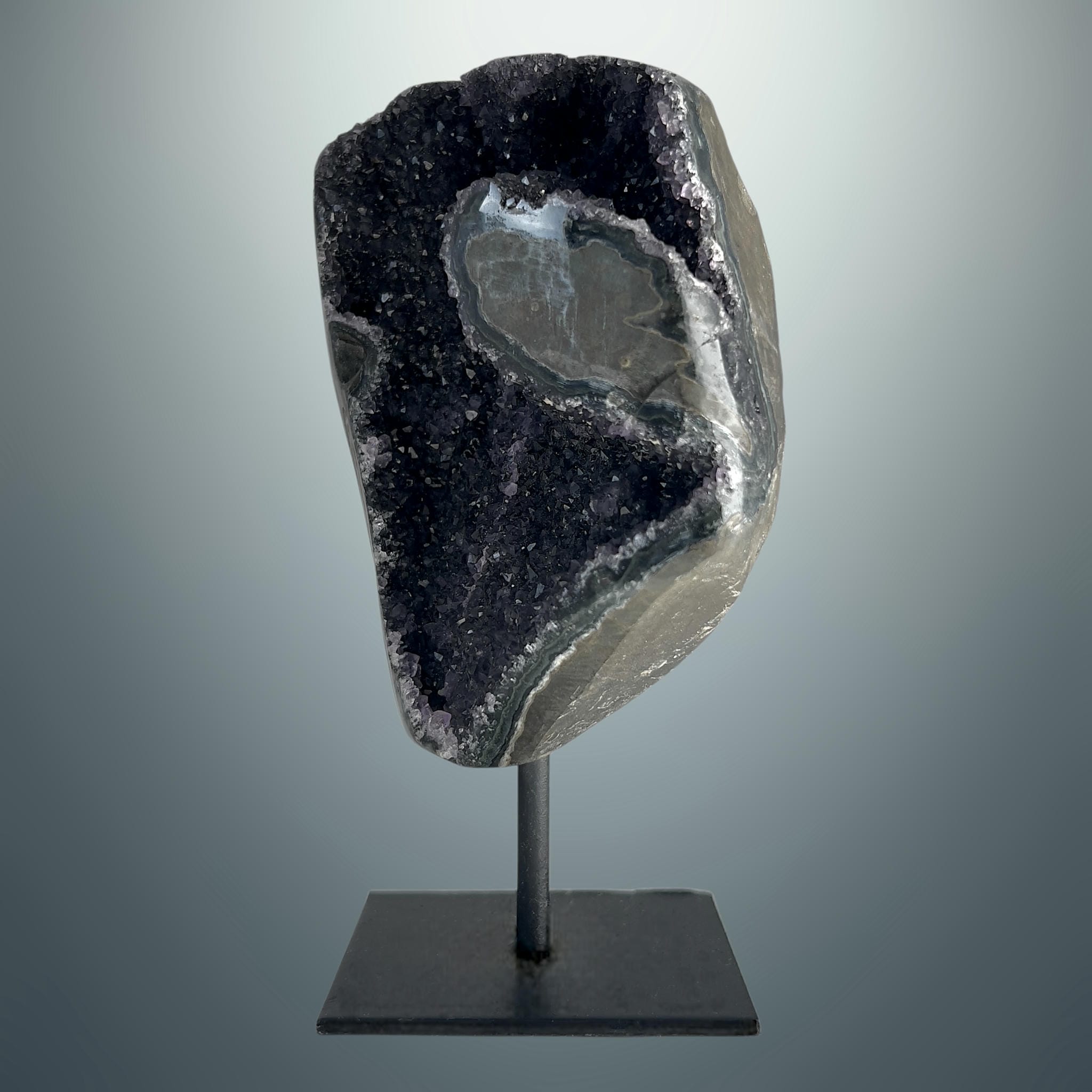 #piezas únicas_geoda amatista negra 2