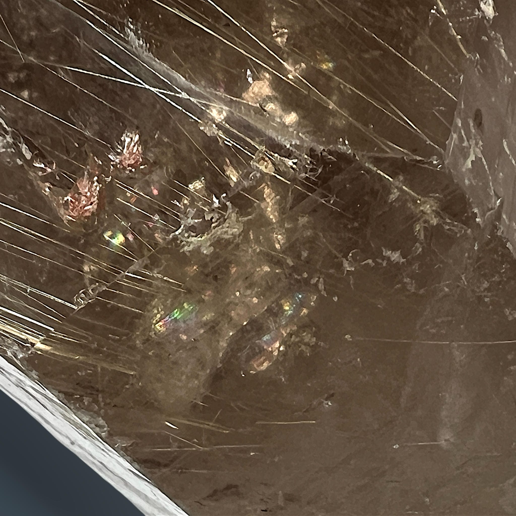 #piezas únicas_punta cuarzo ahumado con rutilo 2