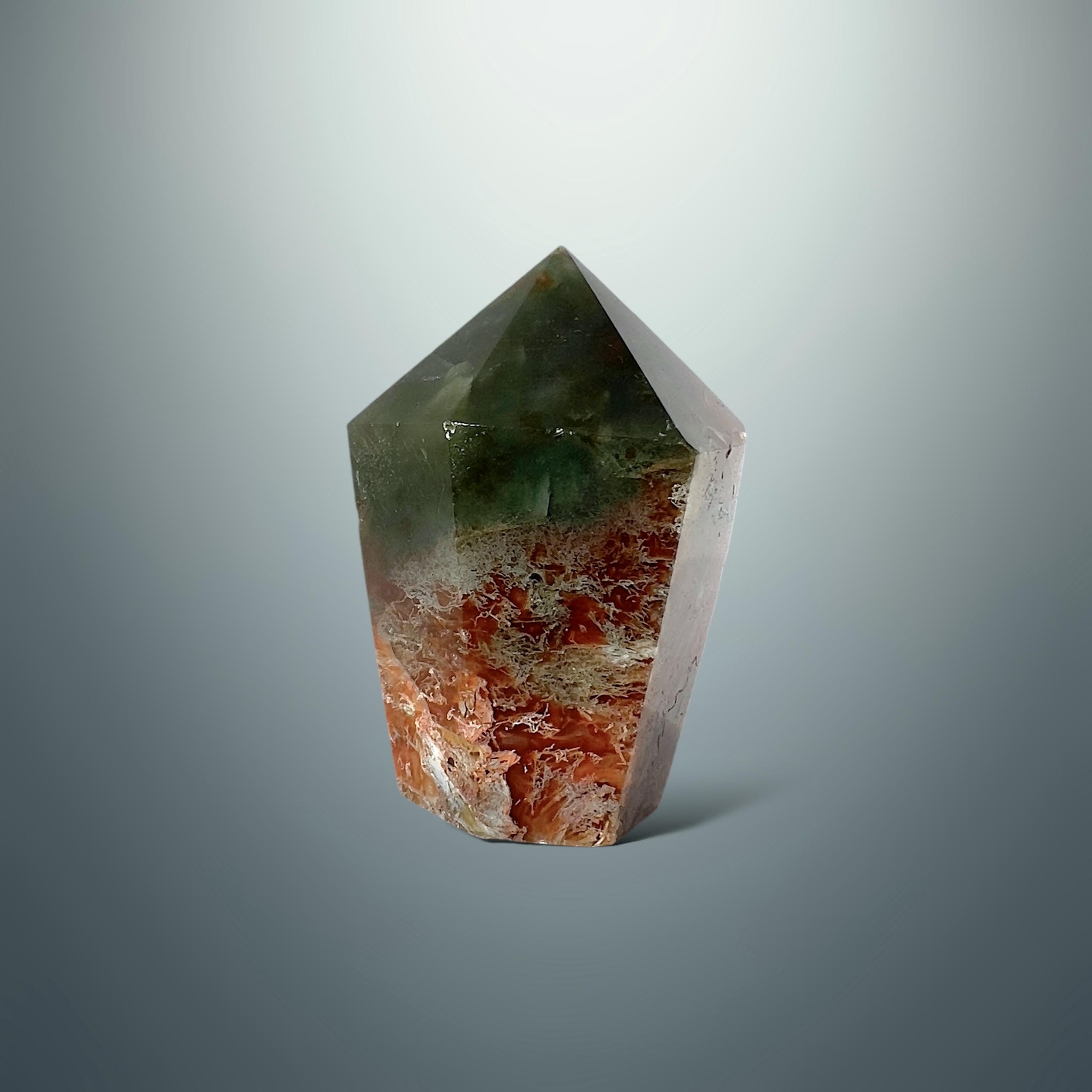 #piezas únicas_punta ágata musgo roja 23