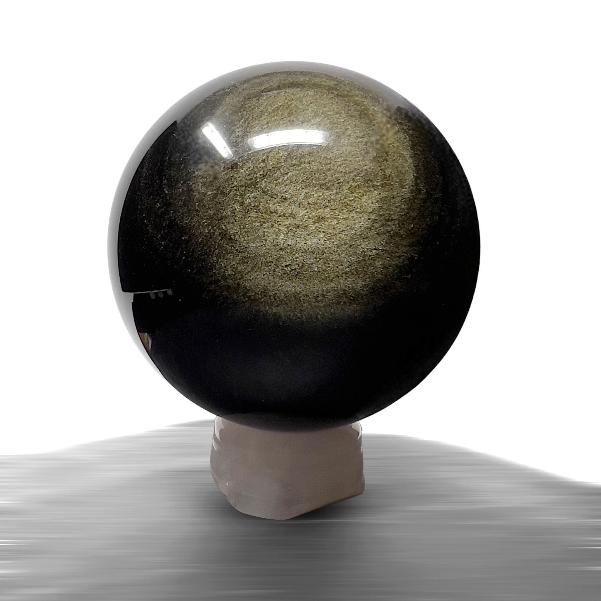 Obsidiana Oro en Esfera