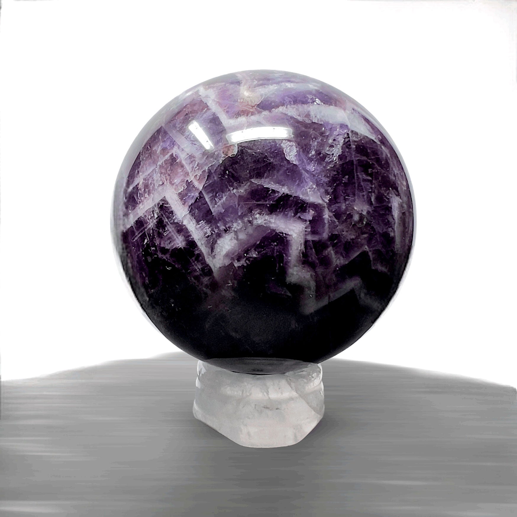 #piezas únicas_esfera amatista chevron 3