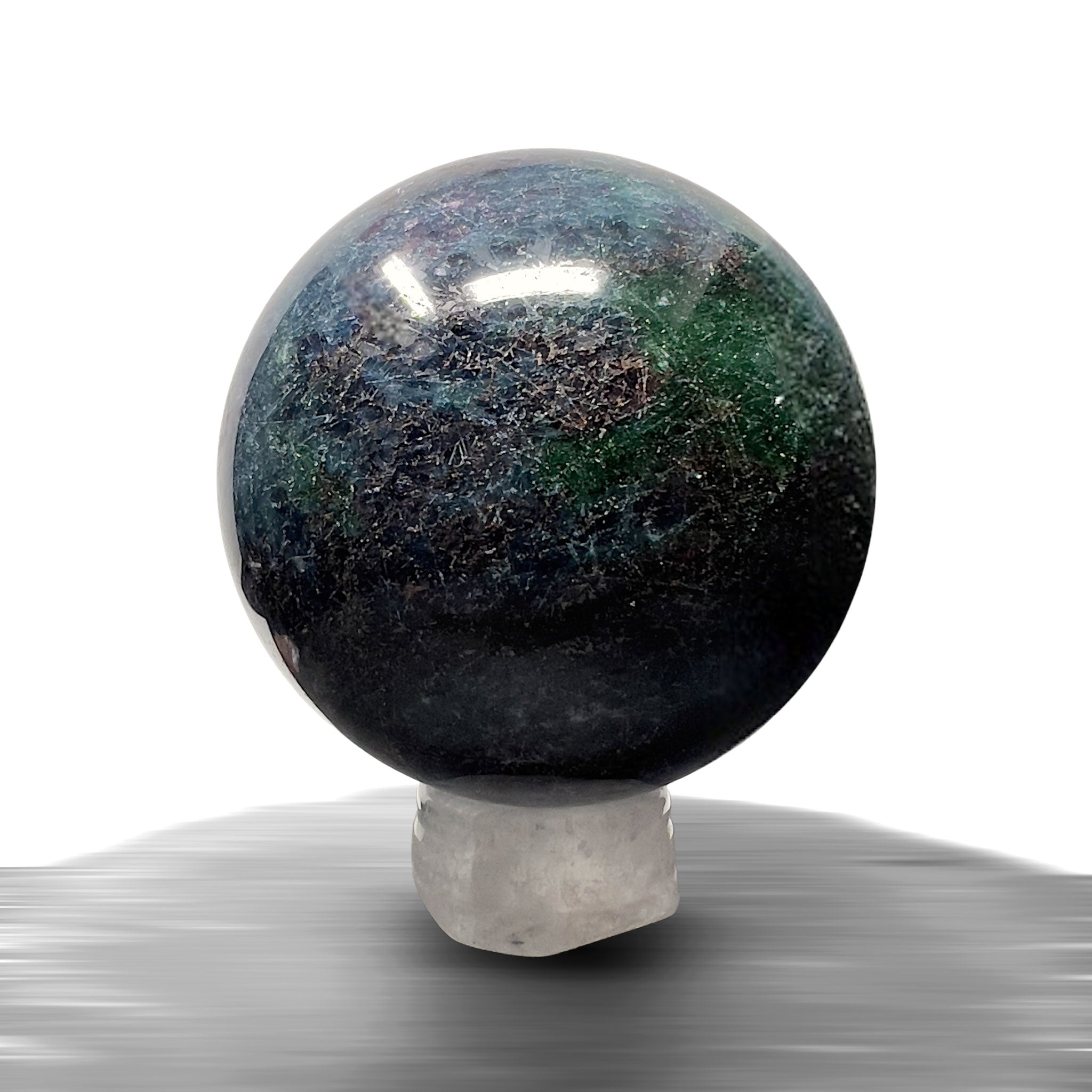 #piezas únicas_esfera rubí en cianita 3