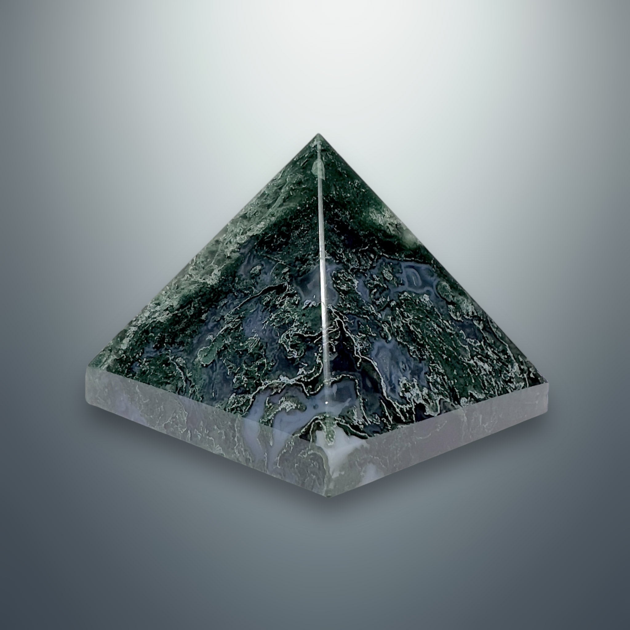 #piezas únicas_pirámide ágata musgo 3