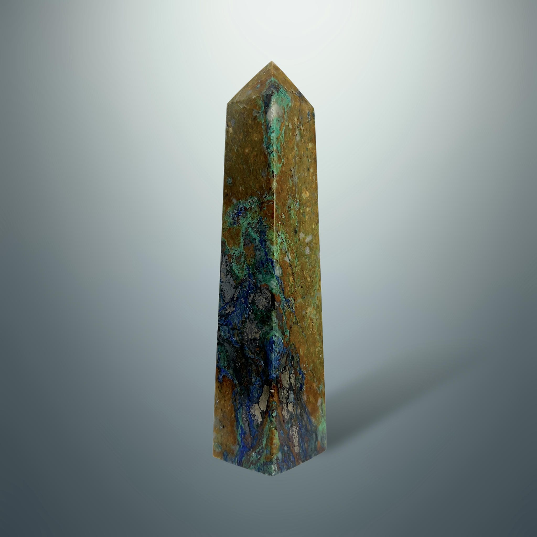 #piezas únicas_torre crisocola con azurita 3