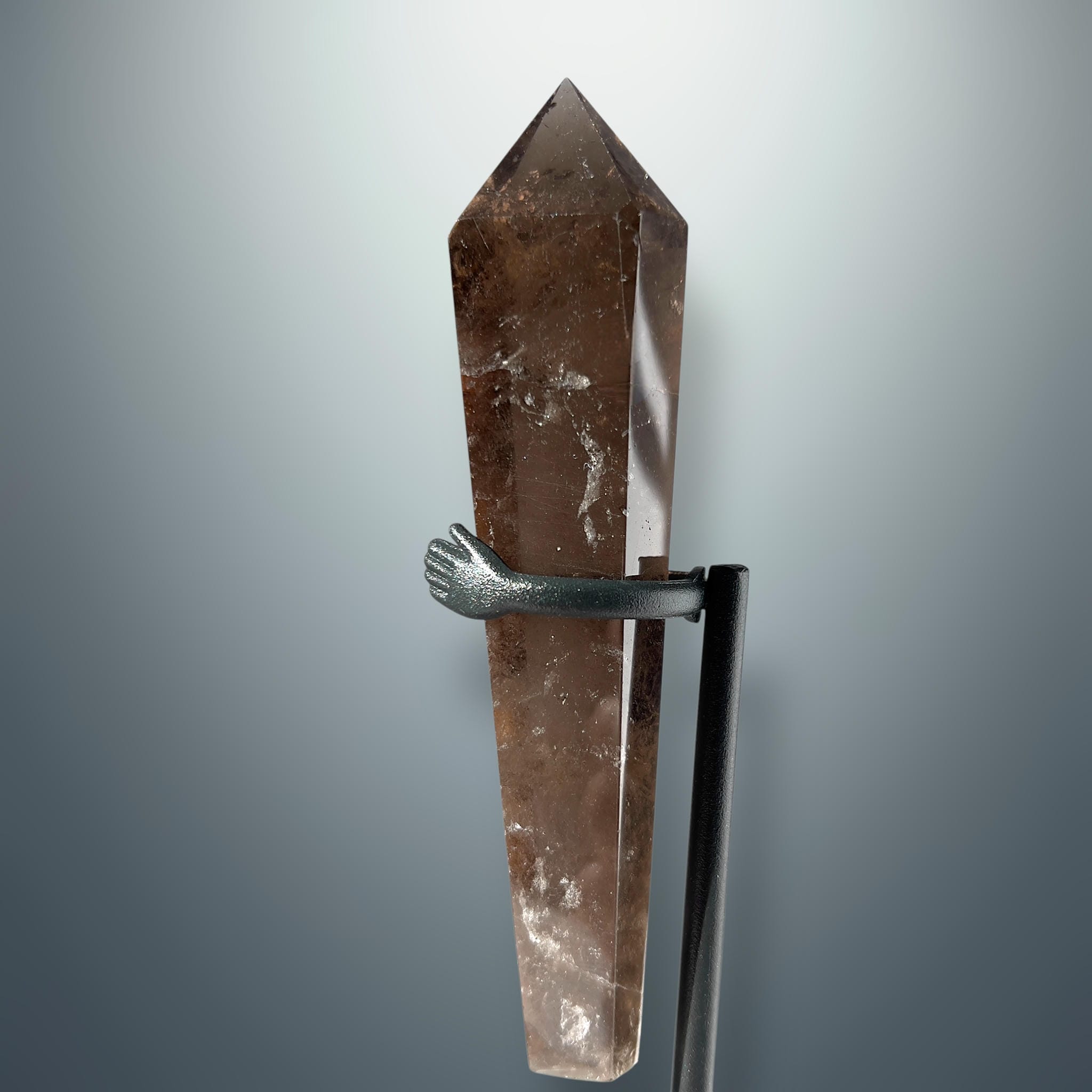 #piezas únicas_varita cuarzo ahumado 3