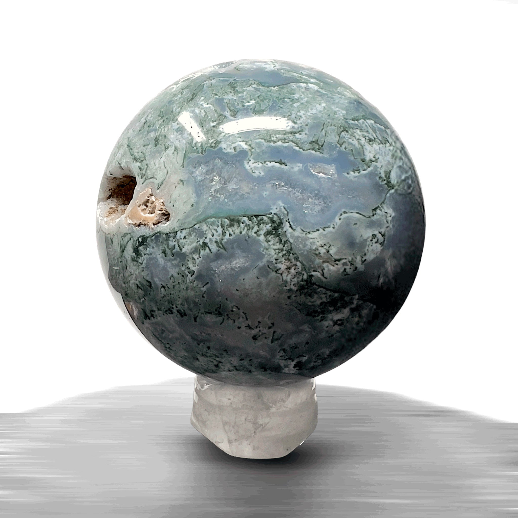 #piezas únicas_esfera ágata musgo 3