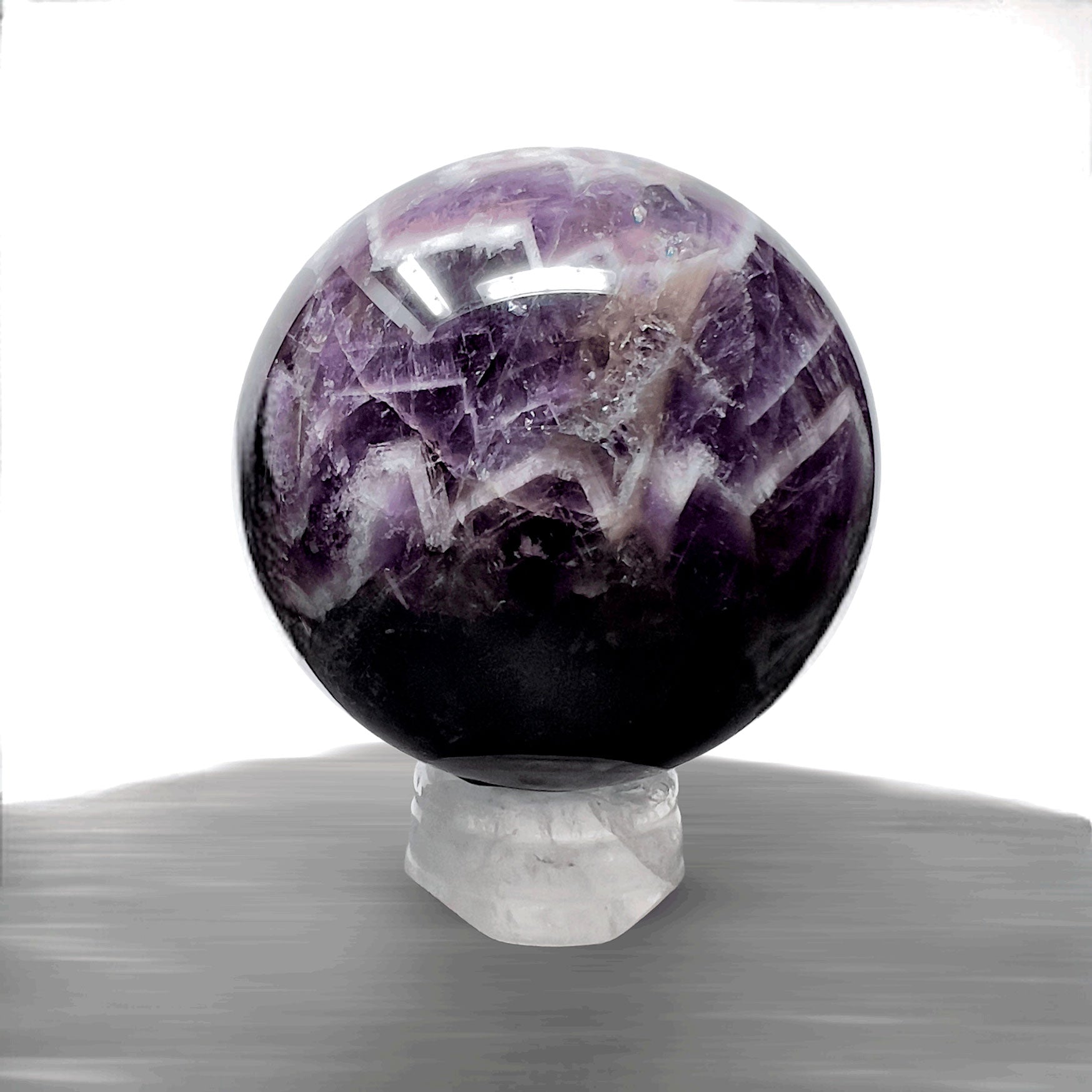 #piezas únicas_esfera amatista chevron 3