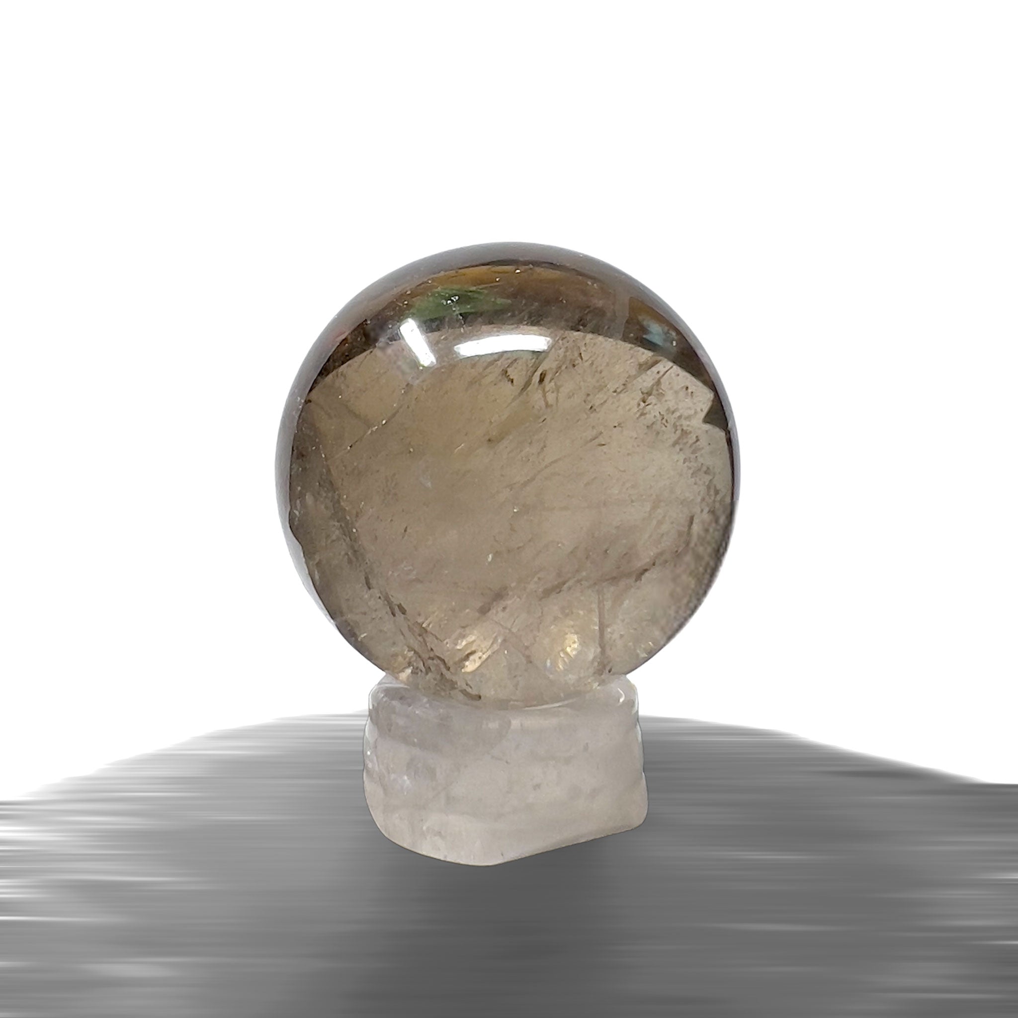#piezas únicas_esfera cuarzo ahumado 3