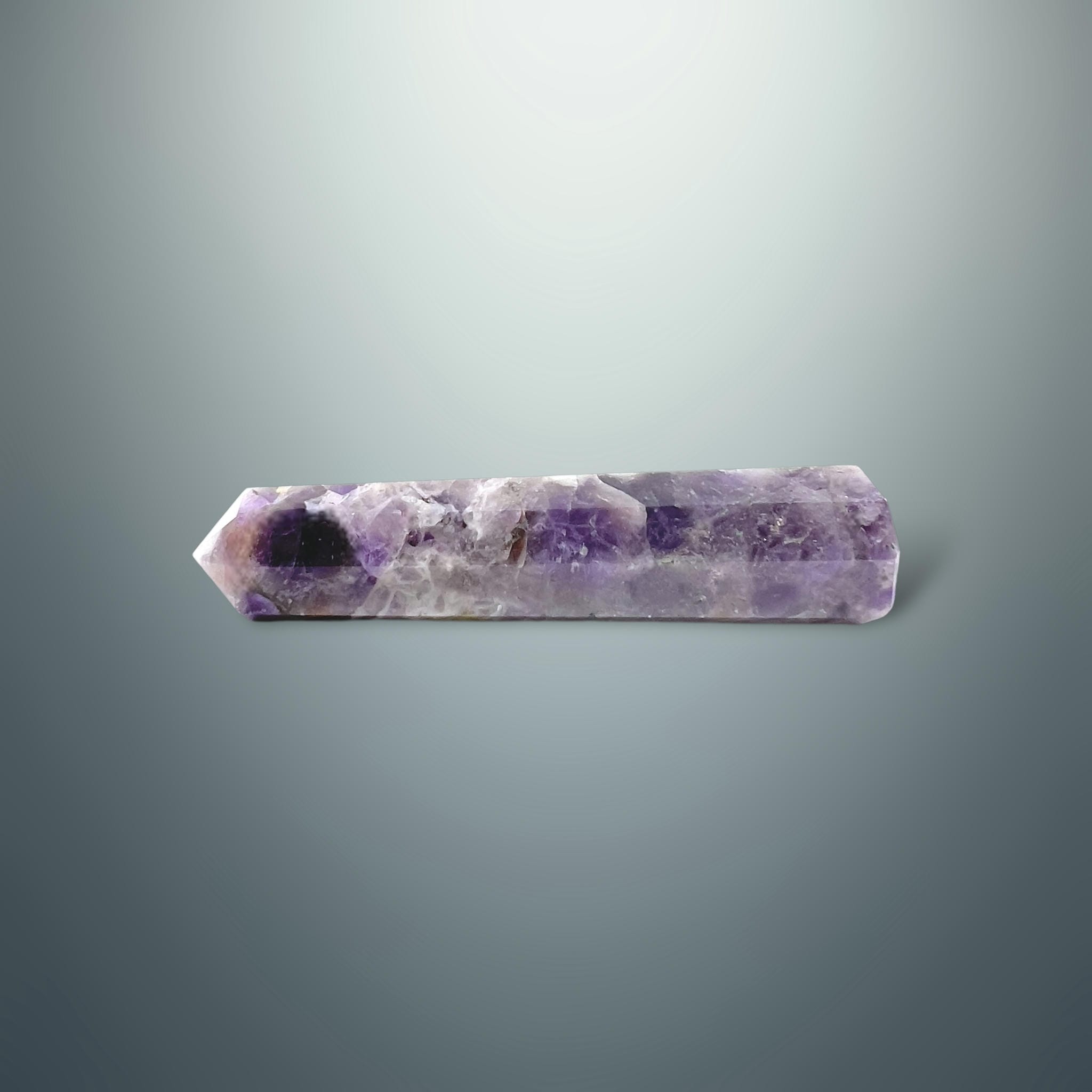 #piezas únicas_torre hexagonal amatista chevron 3