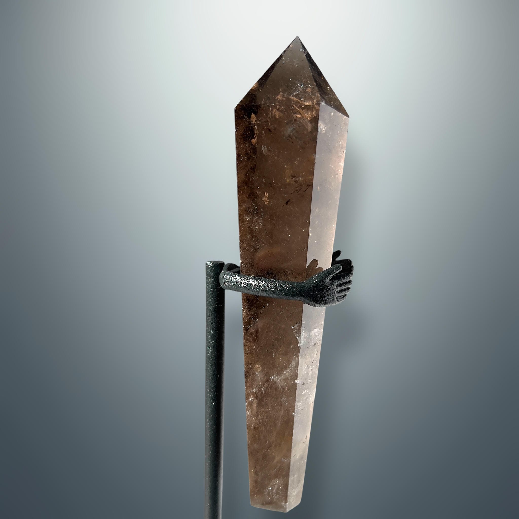 #piezas únicas_varita cuarzo ahumado 3