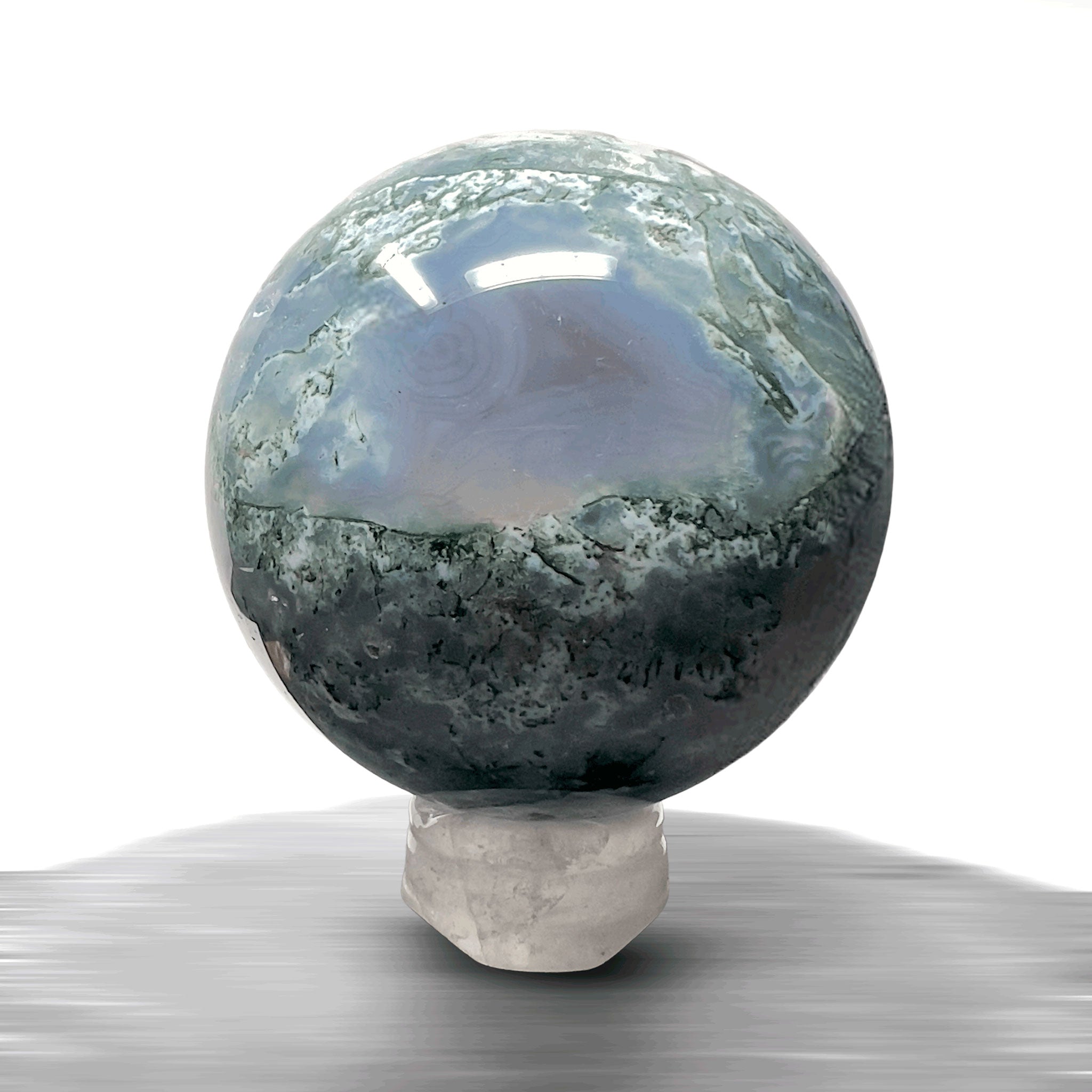 #piezas únicas_esfera ágata musgo 3