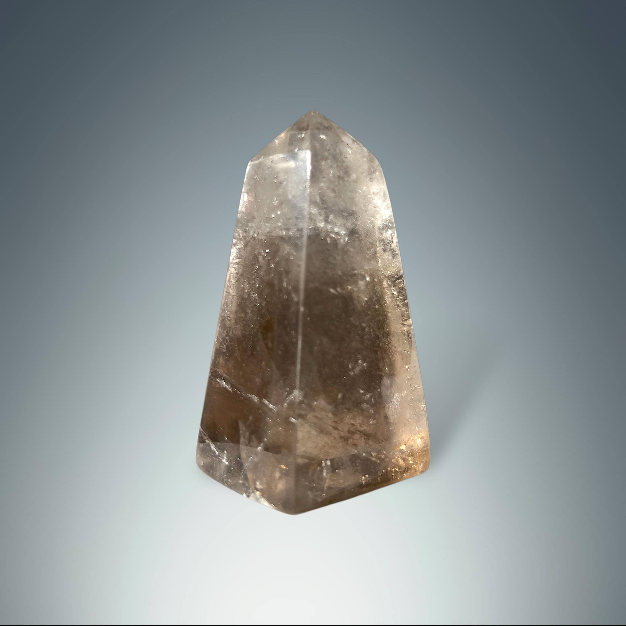 #piezas únicas_obelisco cuarzo ahumado 3