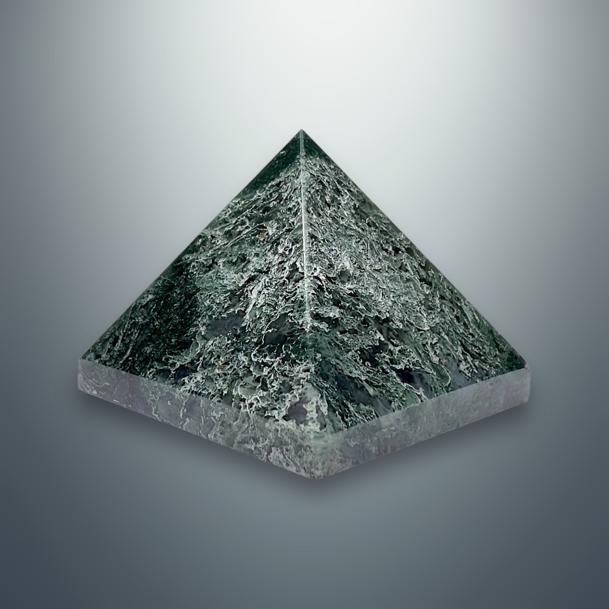 #piezas únicas_pirámide ágata musgo 3
