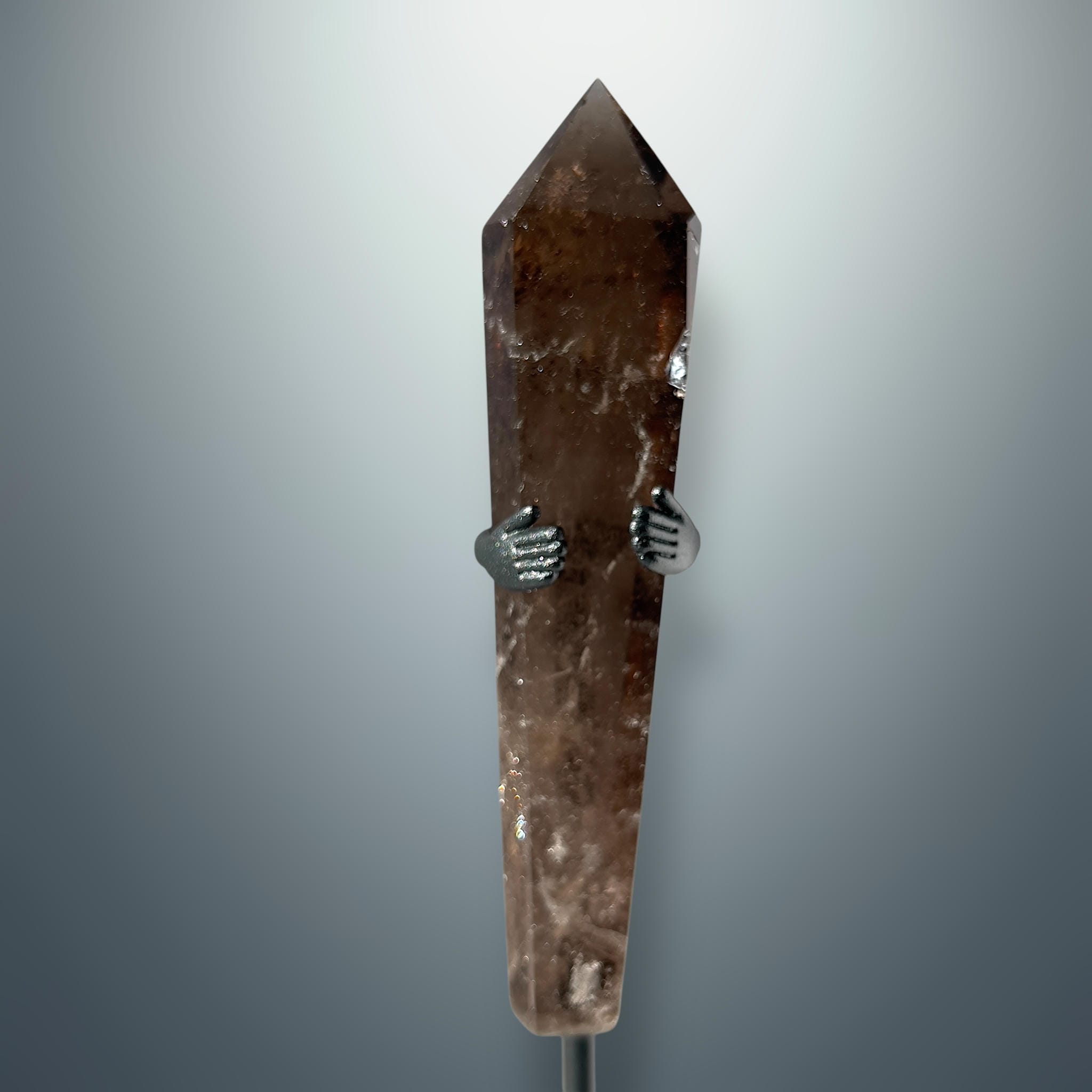 #piezas únicas_varita cuarzo ahumado 3