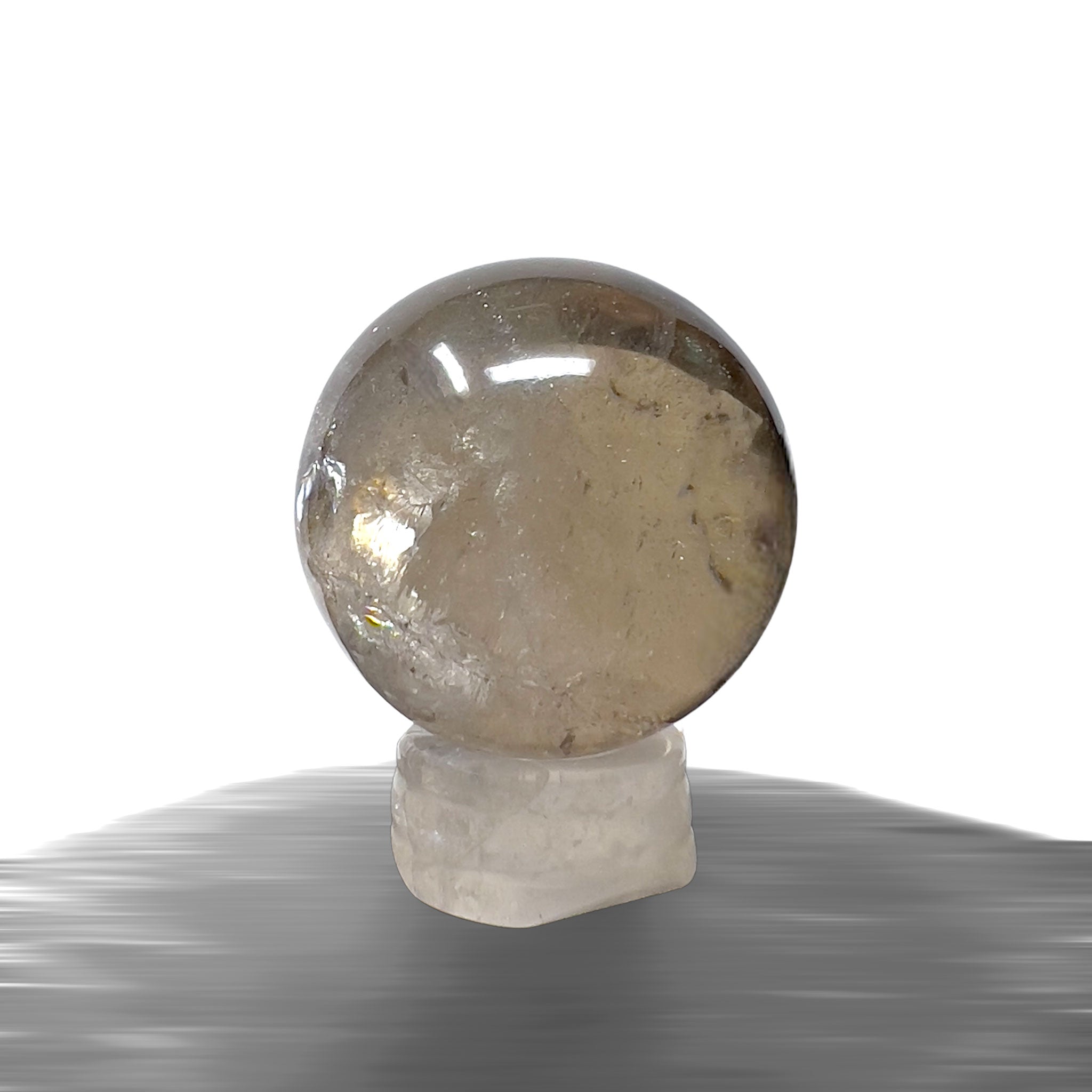 #piezas únicas_esfera cuarzo ahumado 3