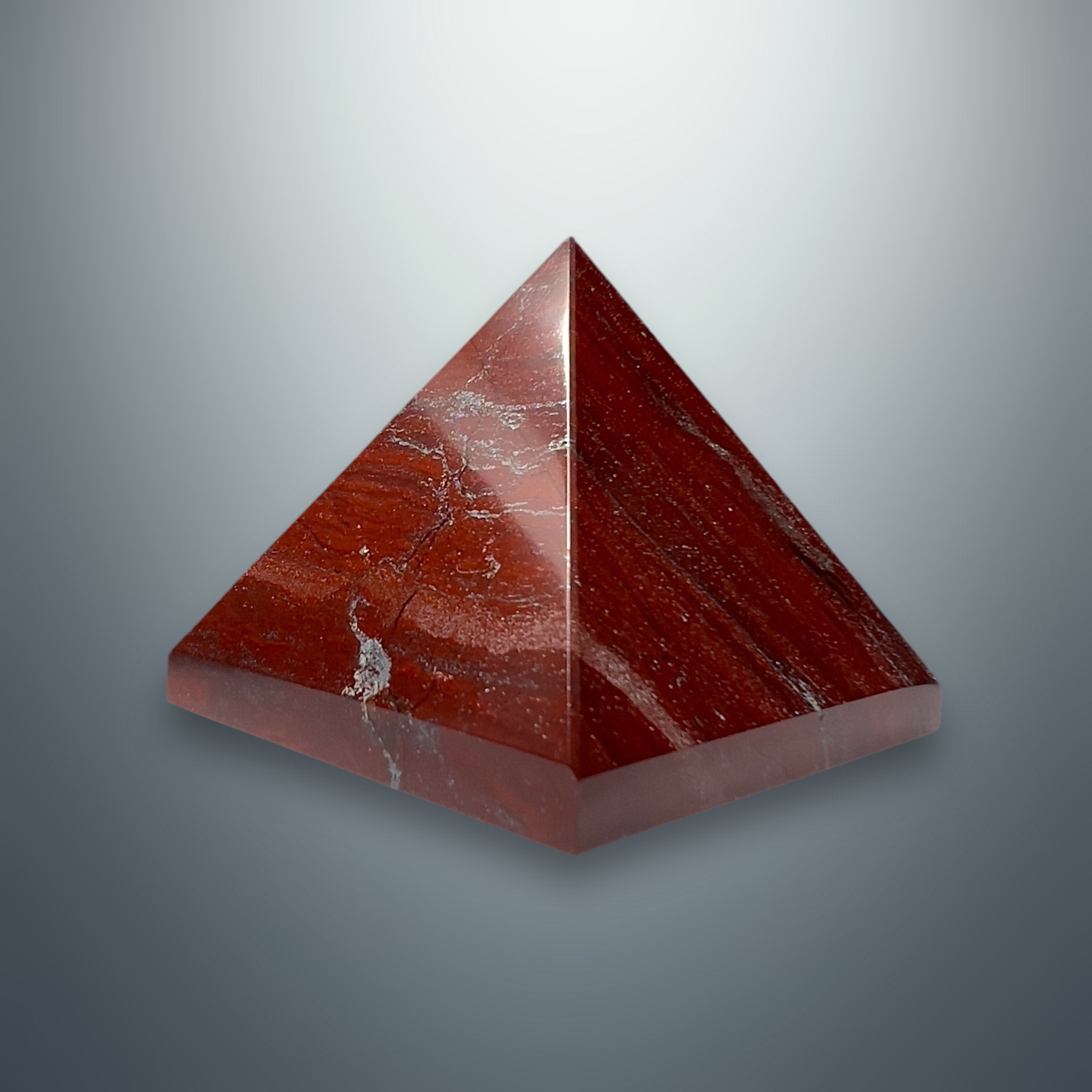 #piezas únicas_pirámide jaspe rojo 3