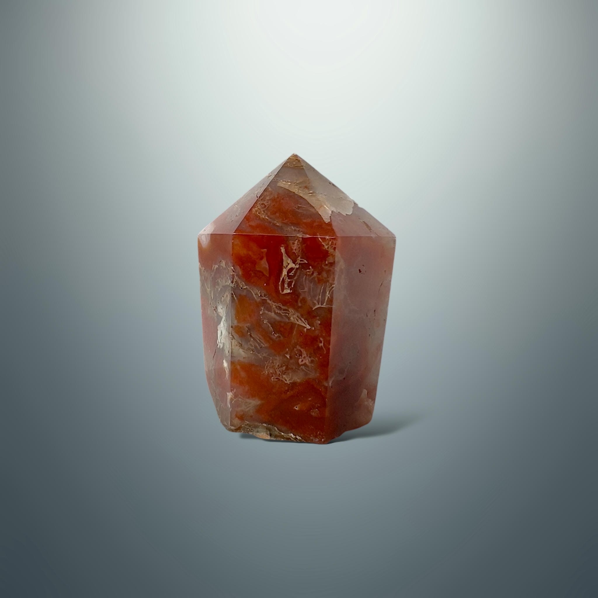 #piezas únicas_punta ágata musgo roja 32