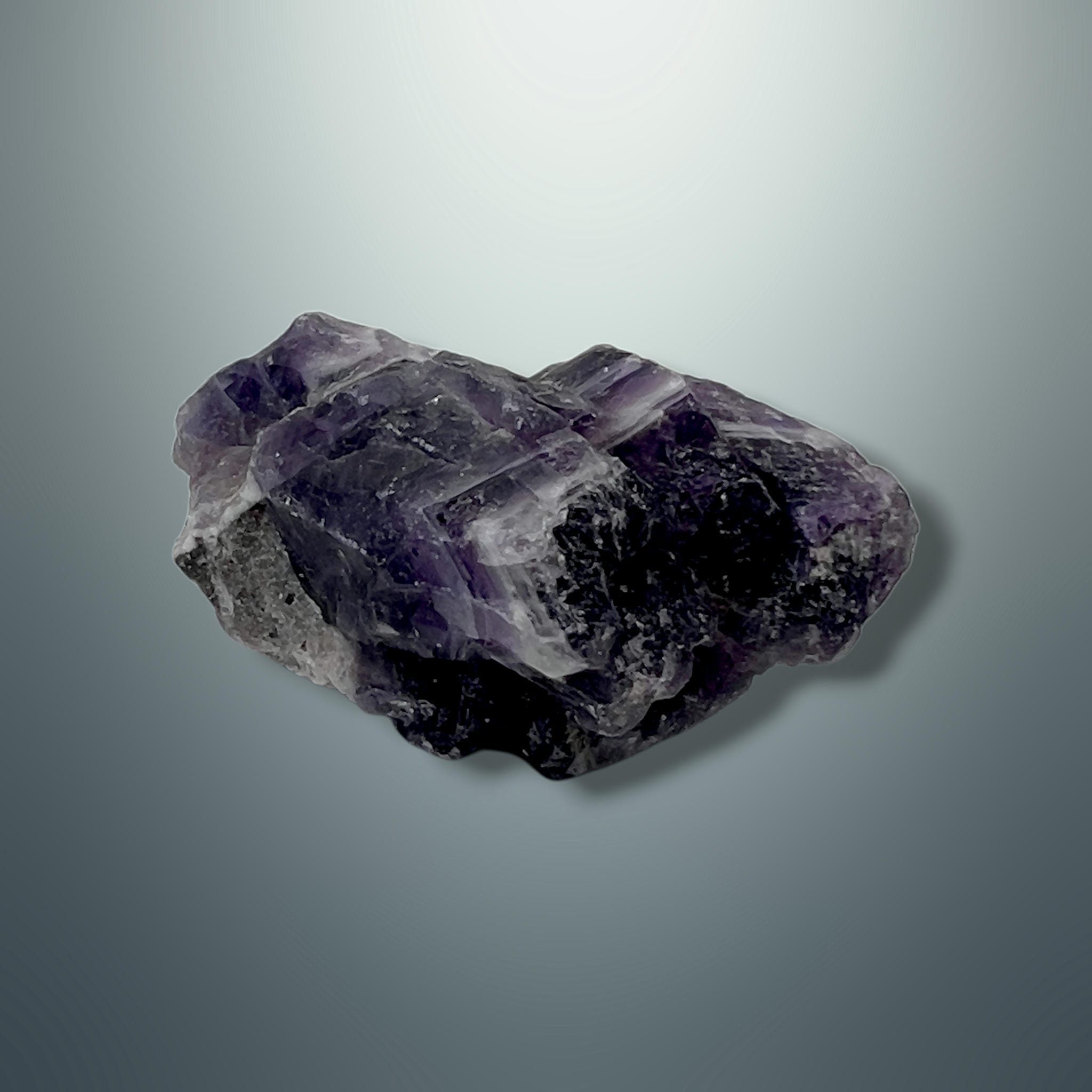 Amatista Chevron en Bruto