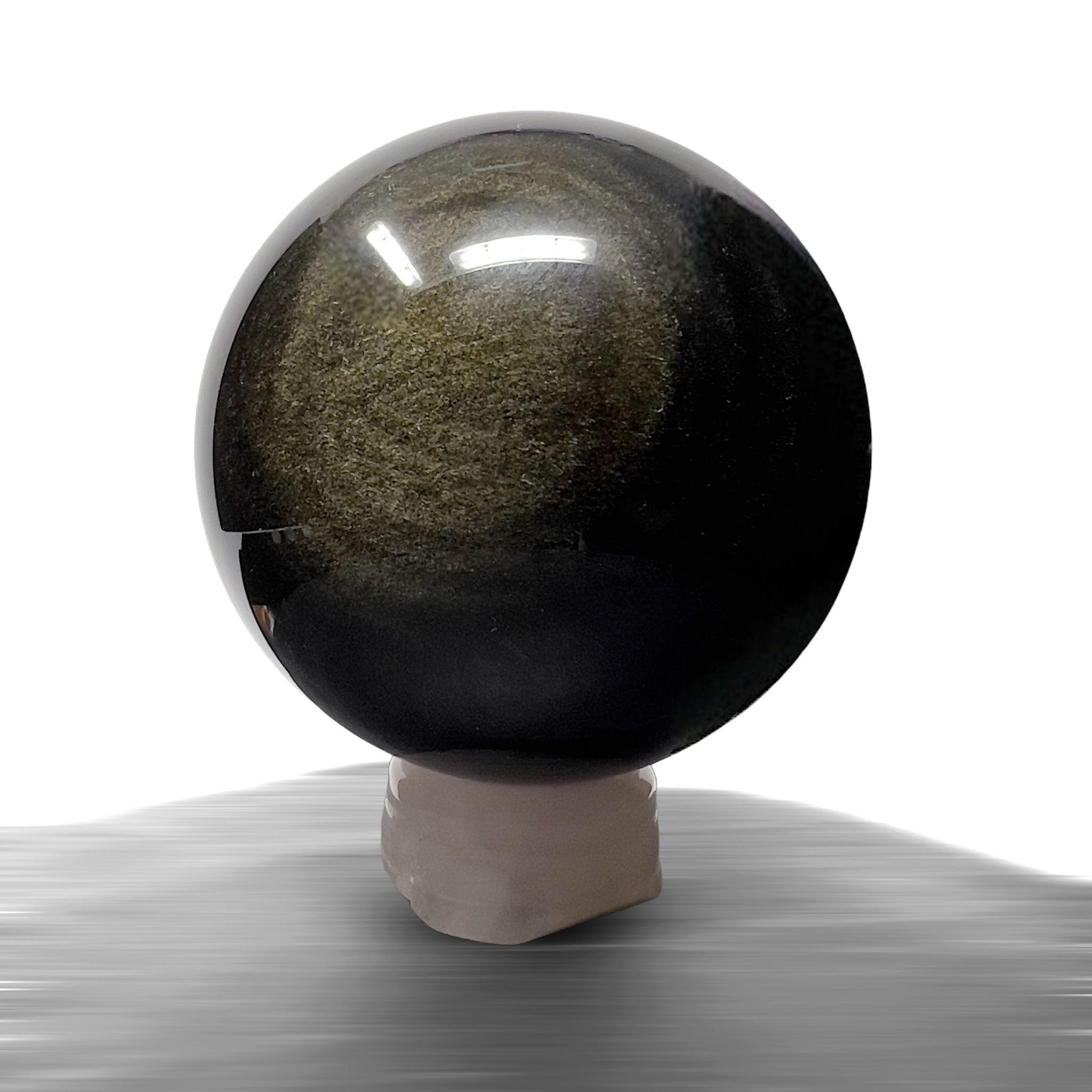 Obsidiana Oro en Esfera