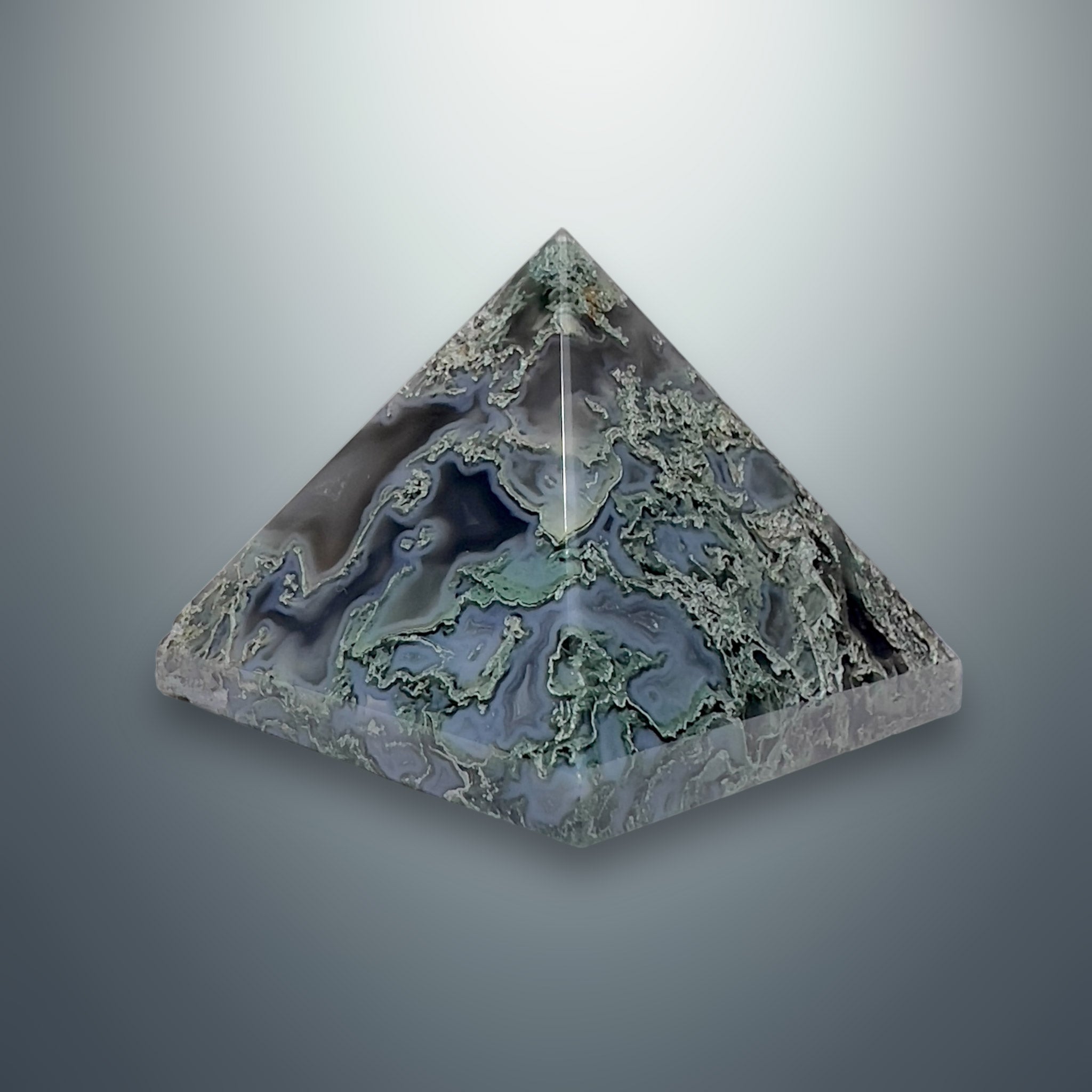 #piezas únicas_pirámide ágata musgo 4