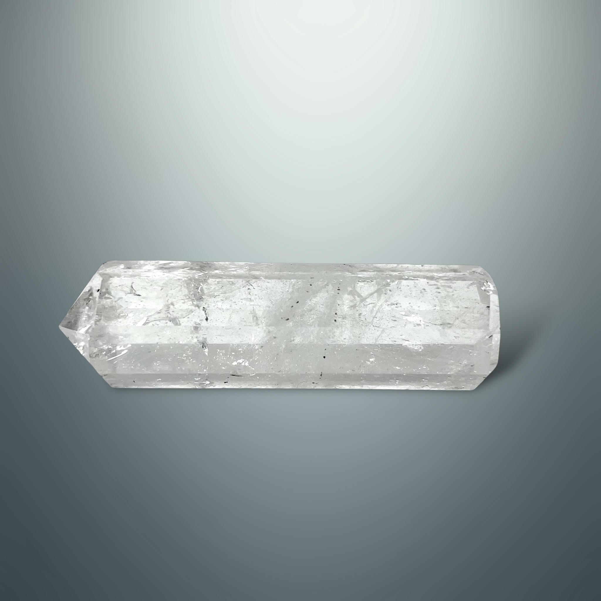 #piezas únicas_torre hexagonal cuarzo blanco 4