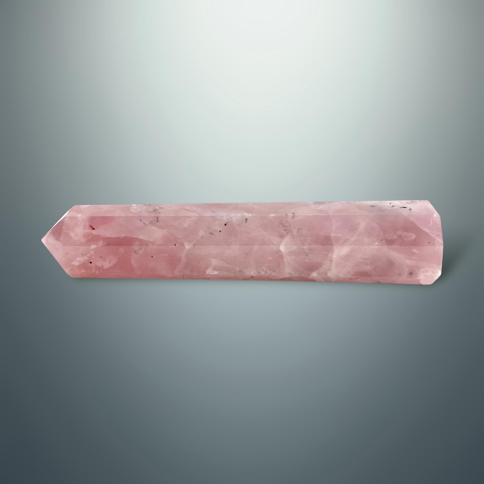 #piezas únicas_torre hexagonal cuarzo rosa 4