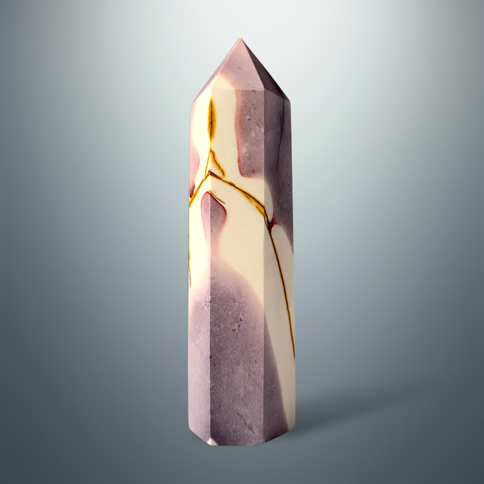 #piezas únicas_torre hexagonal mookaita 4